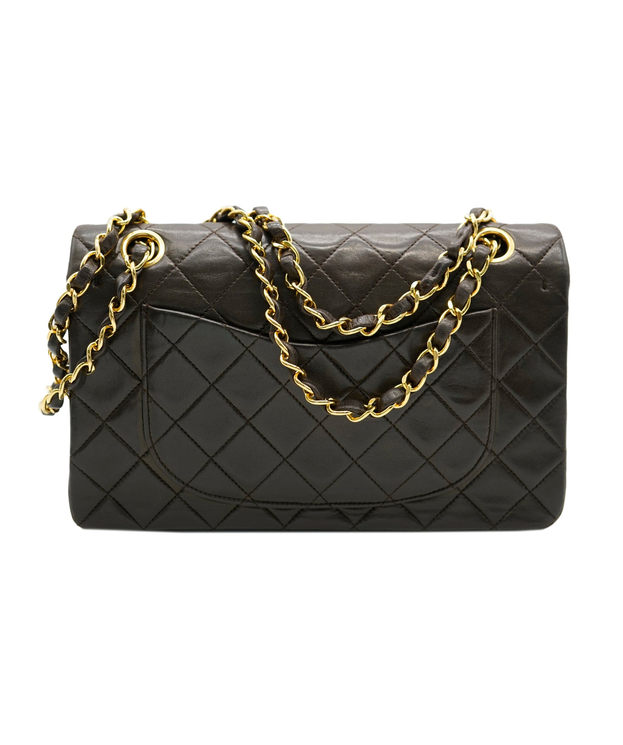 Chanel CHANEL FLAP BROWN  90179990 ASC1780