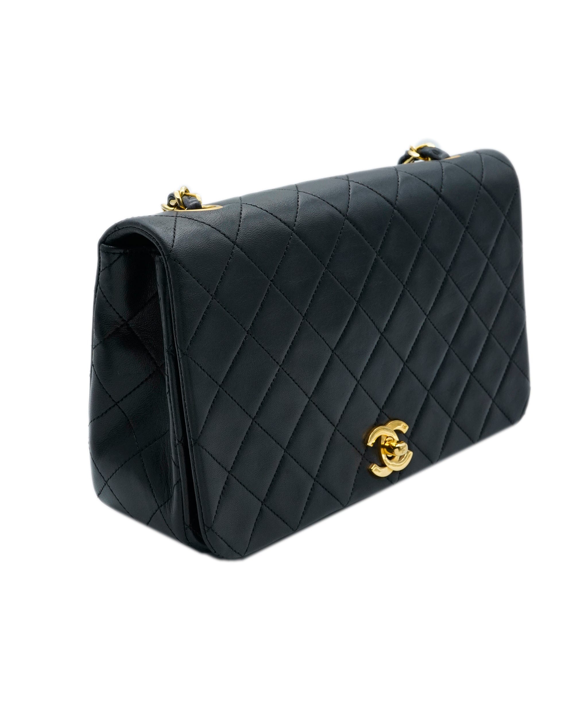 Chanel Chanel Full Flap Black GHW Series 1 ASL9551