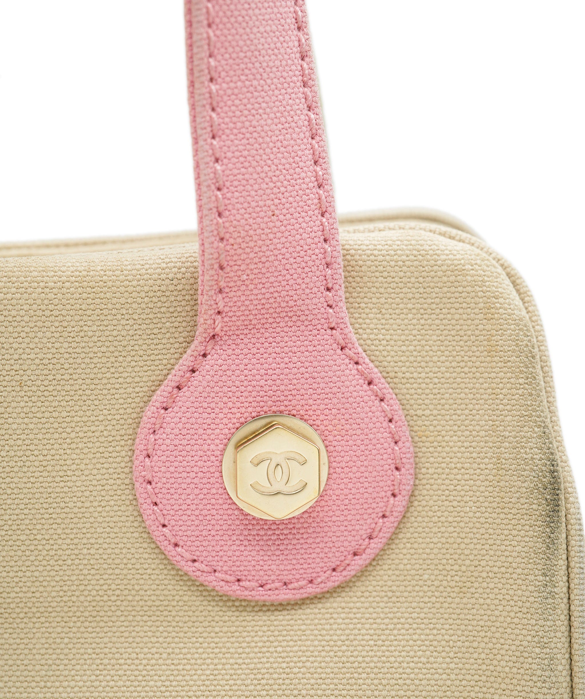 Chanel Chanel Green and Pink Tote ALC0860