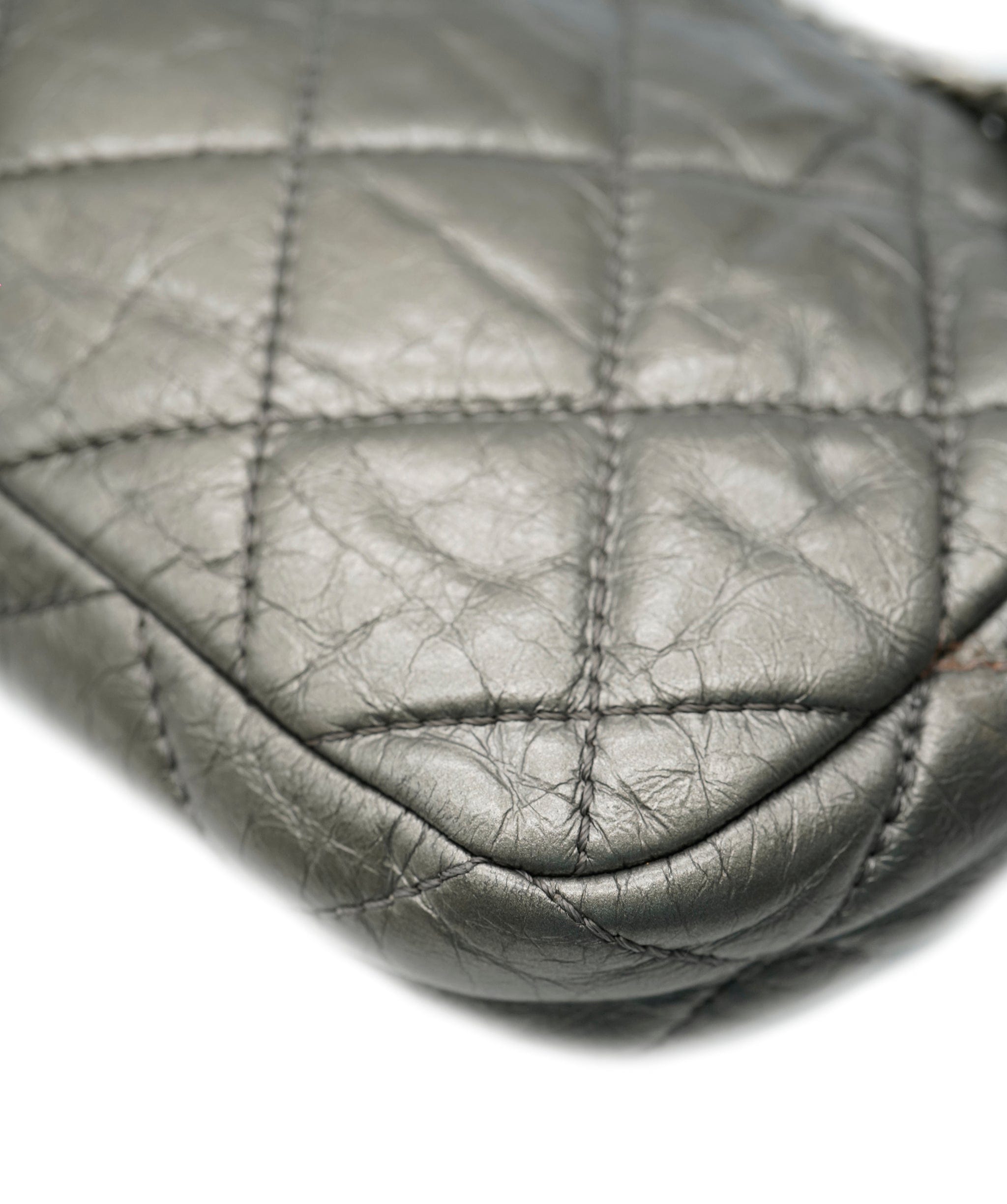 Chanel Chanel Grey Quilted Mini Me Flap Bag ASC4303