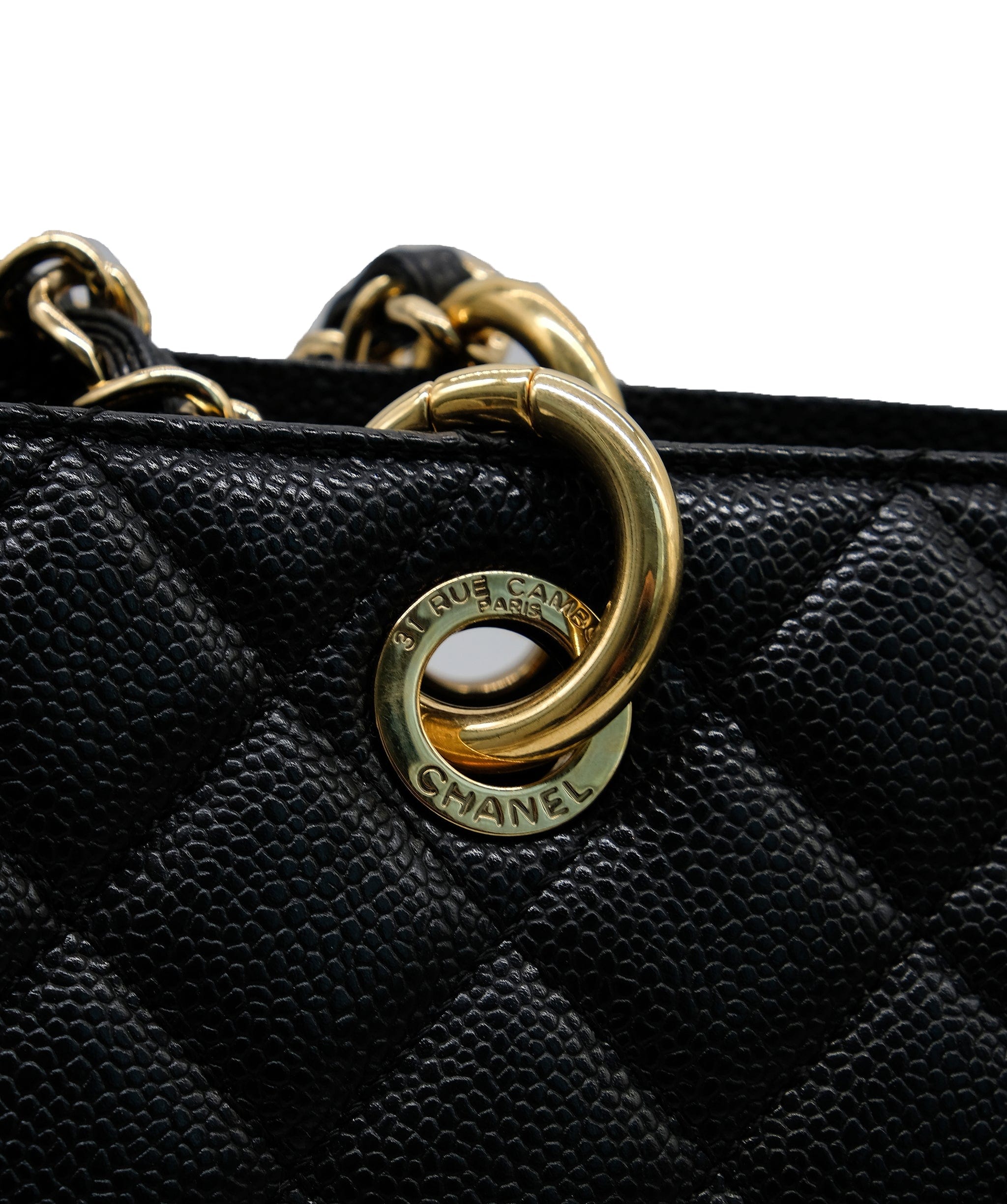 Chanel Chanel GST Large Black Caviar REC1589