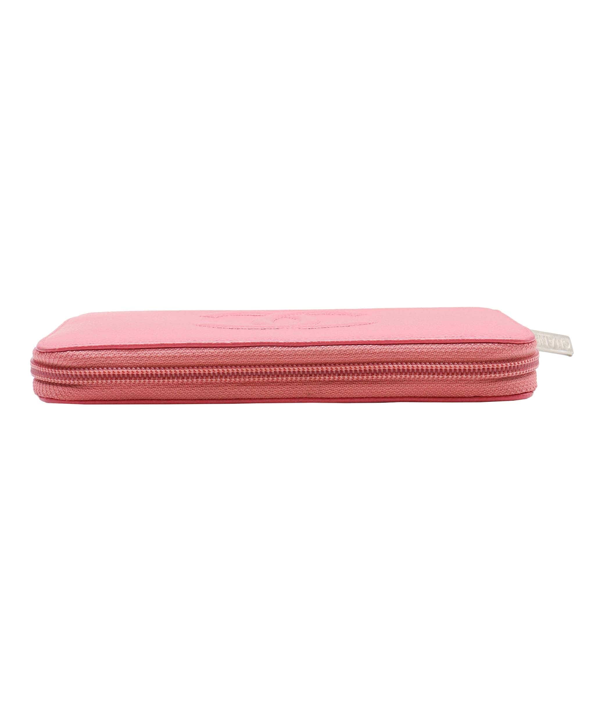 Chanel Chanel hot pink caviar wallet  DXBS0591