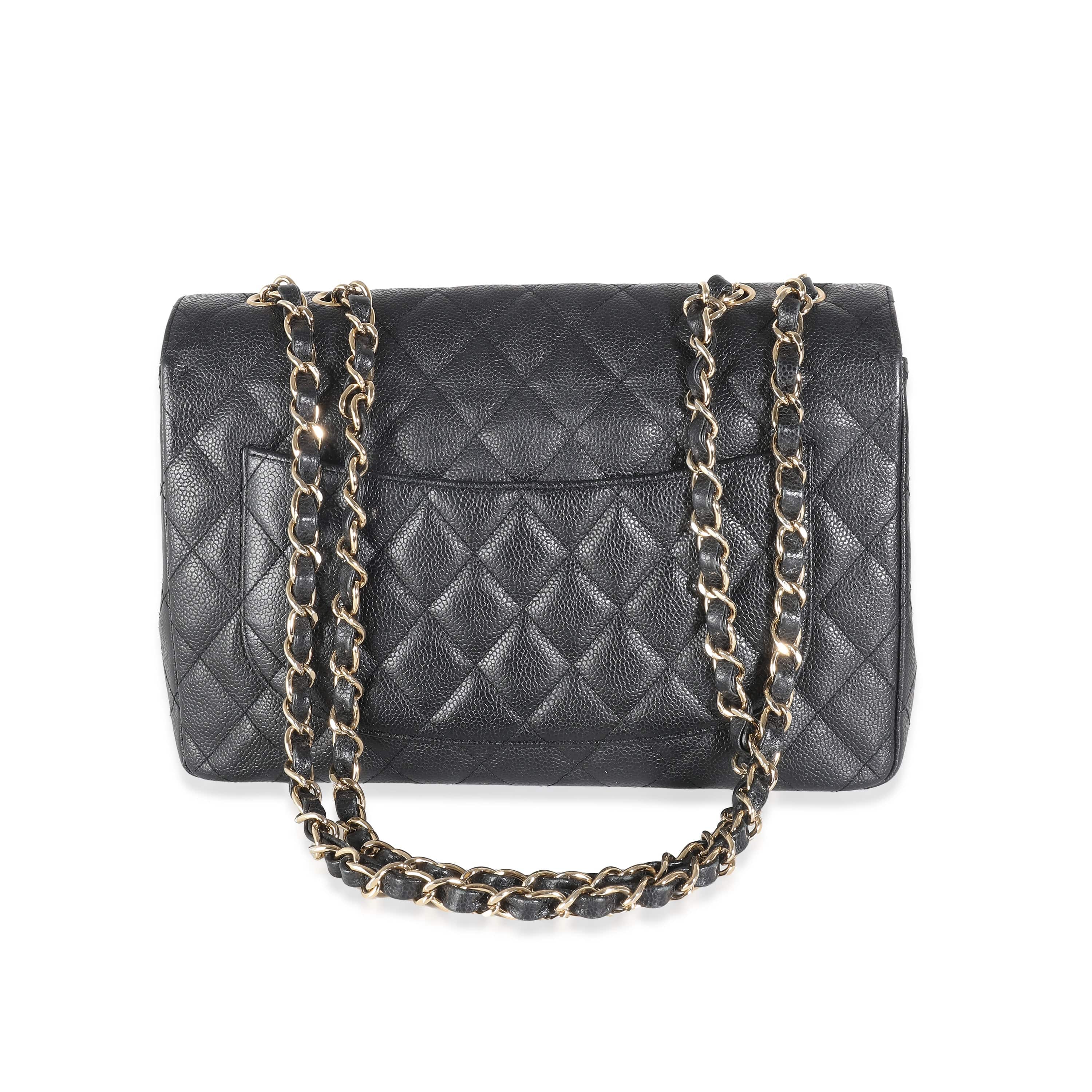 Chanel Chanel Jumbo Black Caviar GHW ULC1059