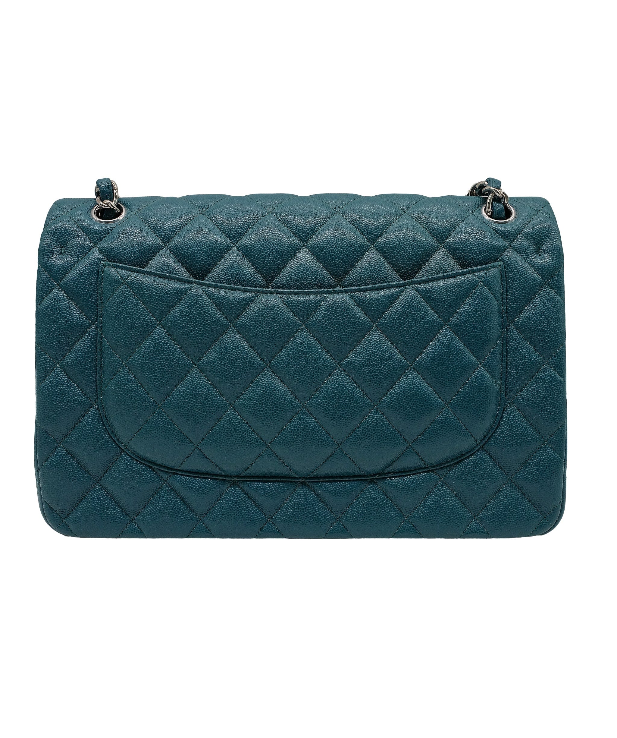 Chanel Chanel Jumbo Green Double Classic Flap Shoulder Bag RJC3741