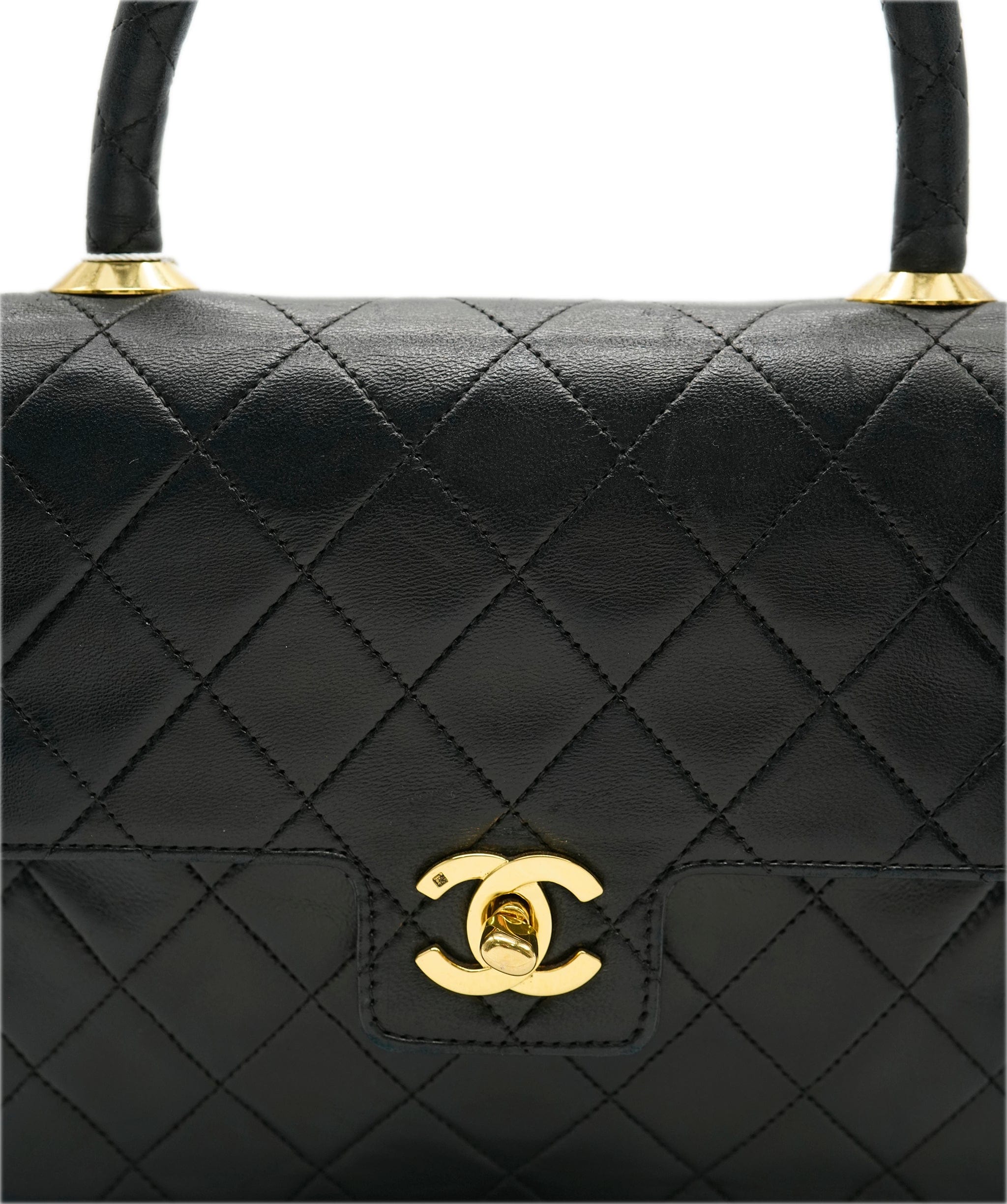 Chanel Chanel Kelly Lambskin Mini Black  - ASL2178