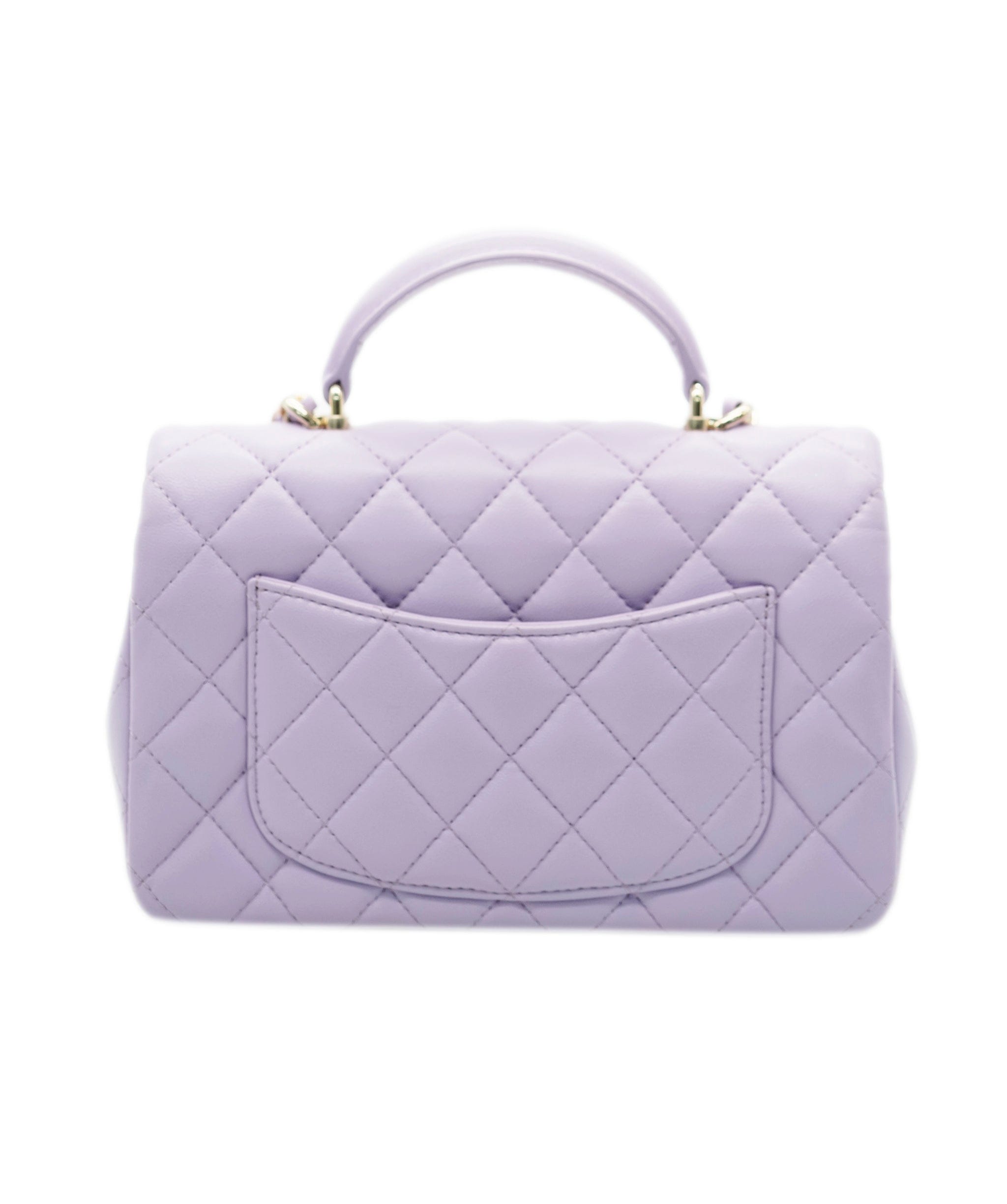 Chanel Chanel light purple top handle mini  AVL1487