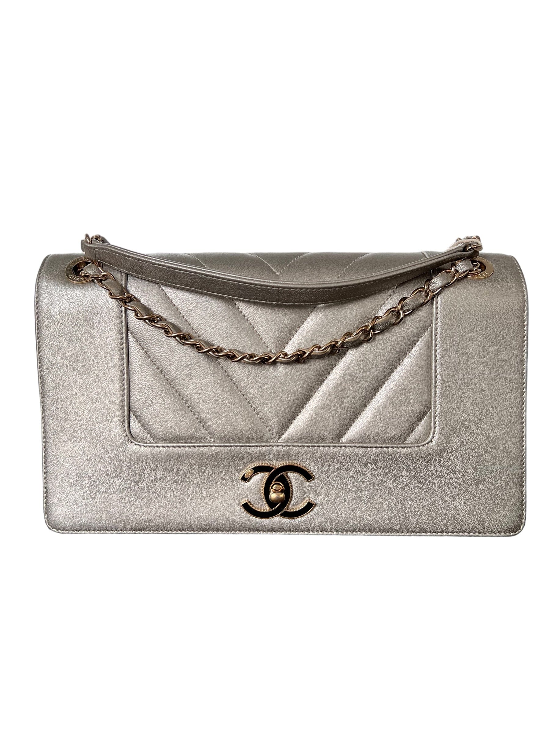 Chanel Chanel Madamoiselle Flap Metallic Gold GHW SYCY232