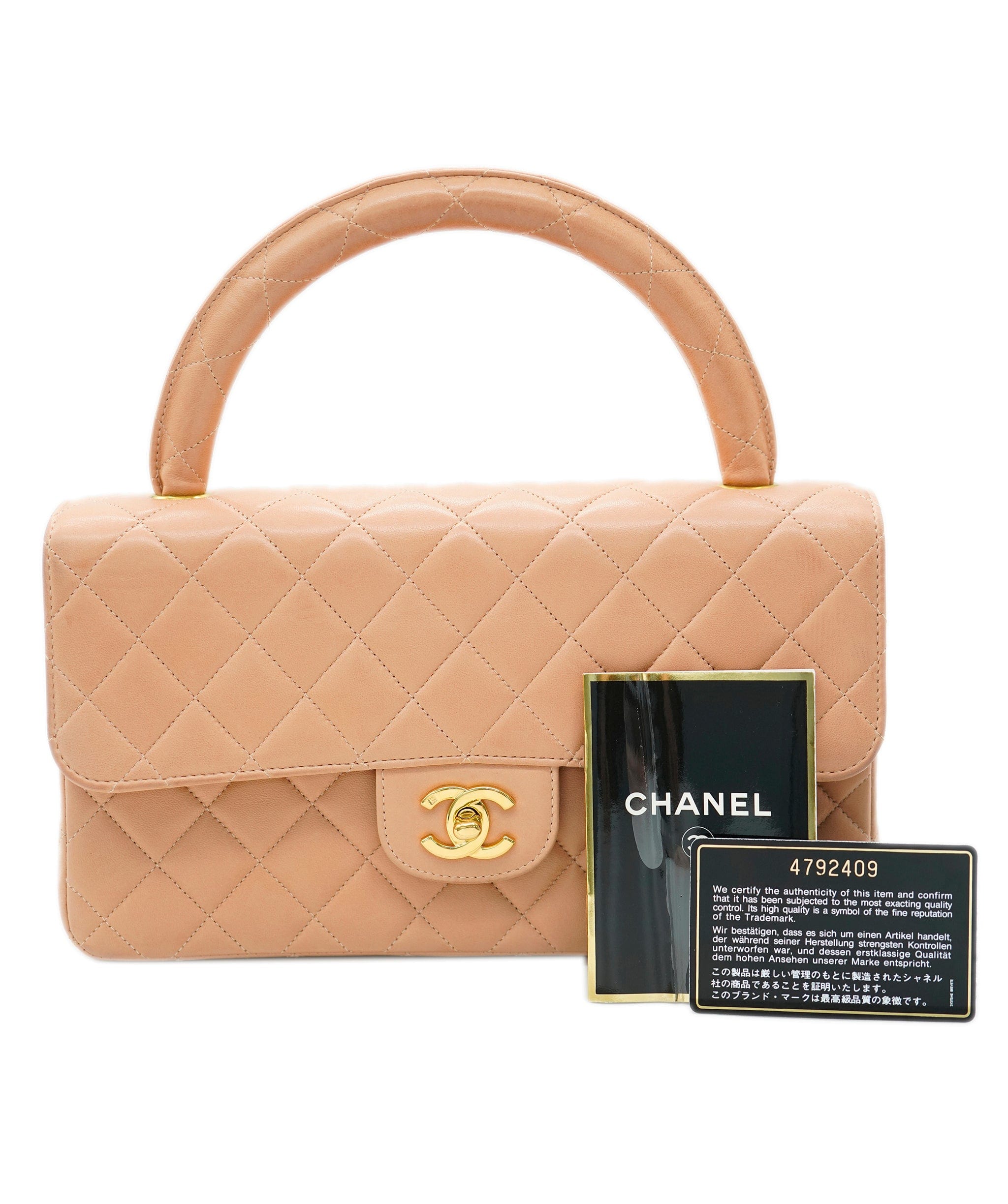 Chanel CHANEL Matelasse Parent-Child Bag Parents Only Hand Bag Leather Pink DBXS0029