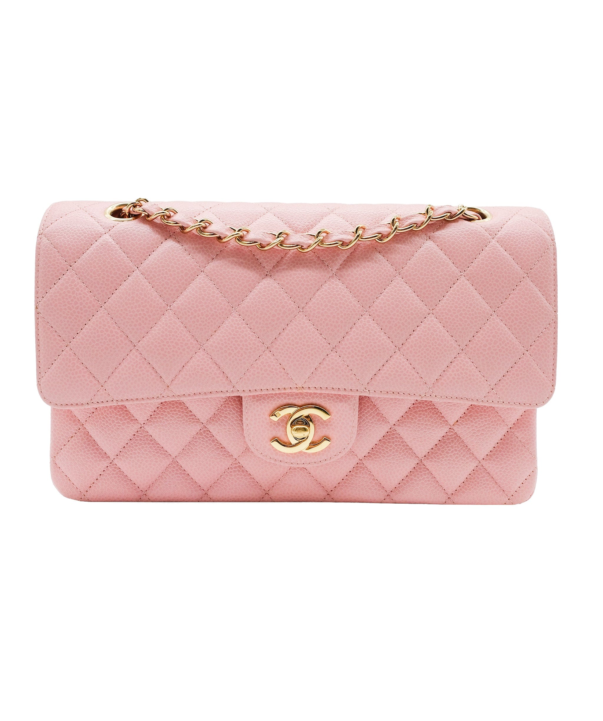 Chanel Chanel Matelasse Pink Caviar Flap Bag Series 9 ASL9687