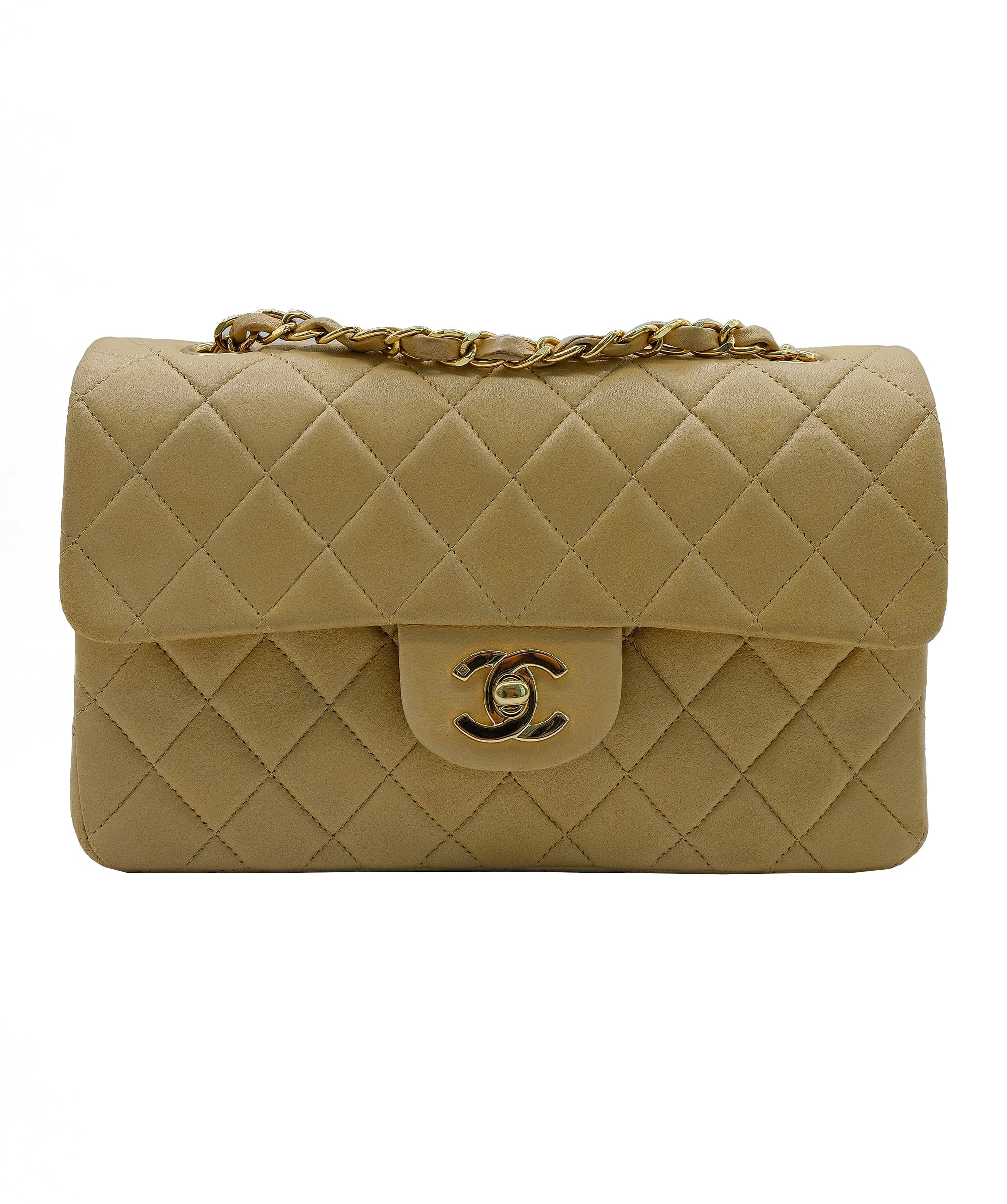 Chanel Chanel Matelasse23 Beige Card And Seal S/N 6891387 ASL8153