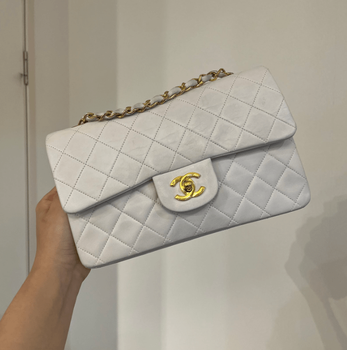 Chanel Chanel Matelasse23 white seal only series 1 ASL8680