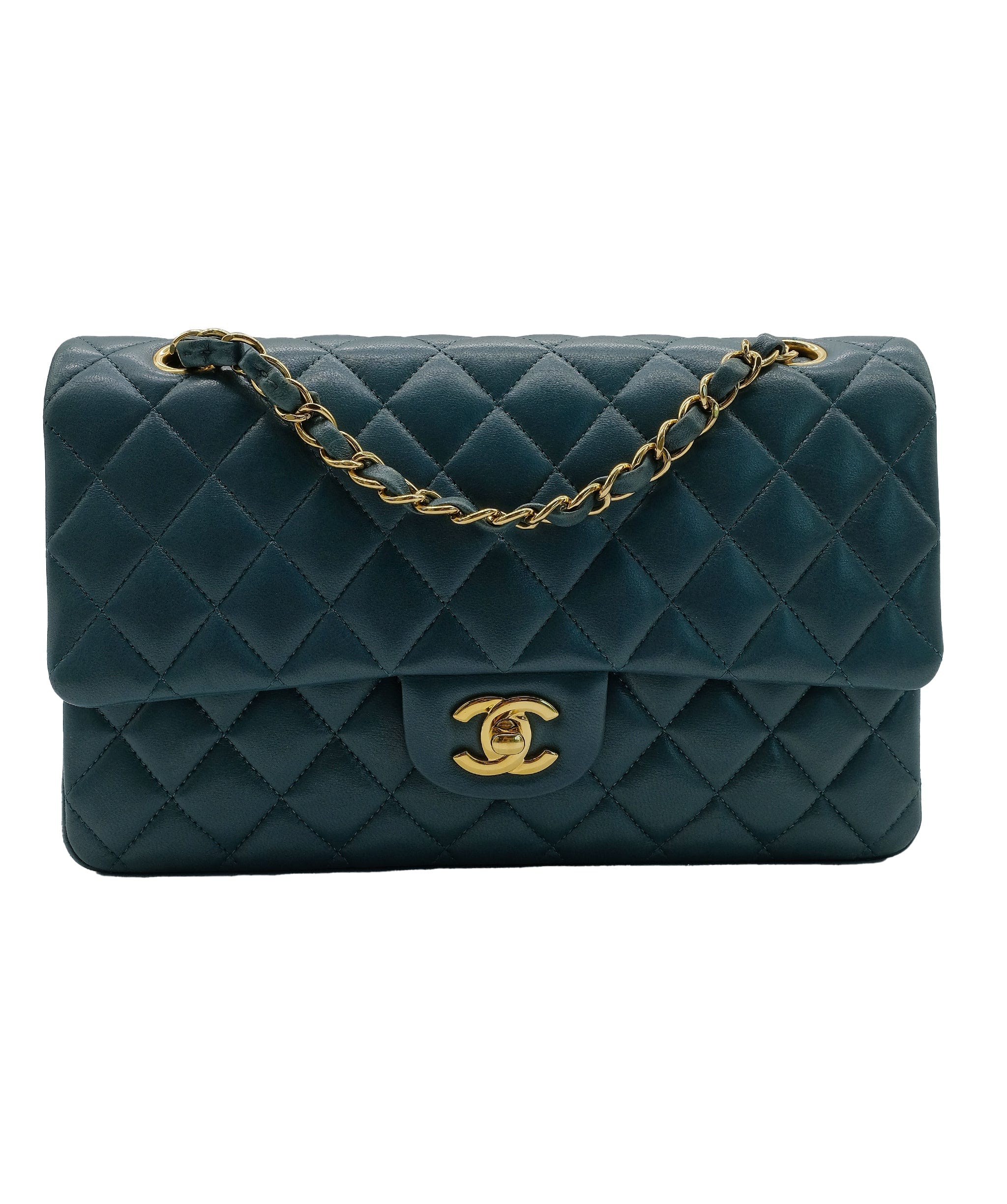 Chanel Chanel Matelasse25 Green Card And Seal S/N 21589159 90187013 ASL8141