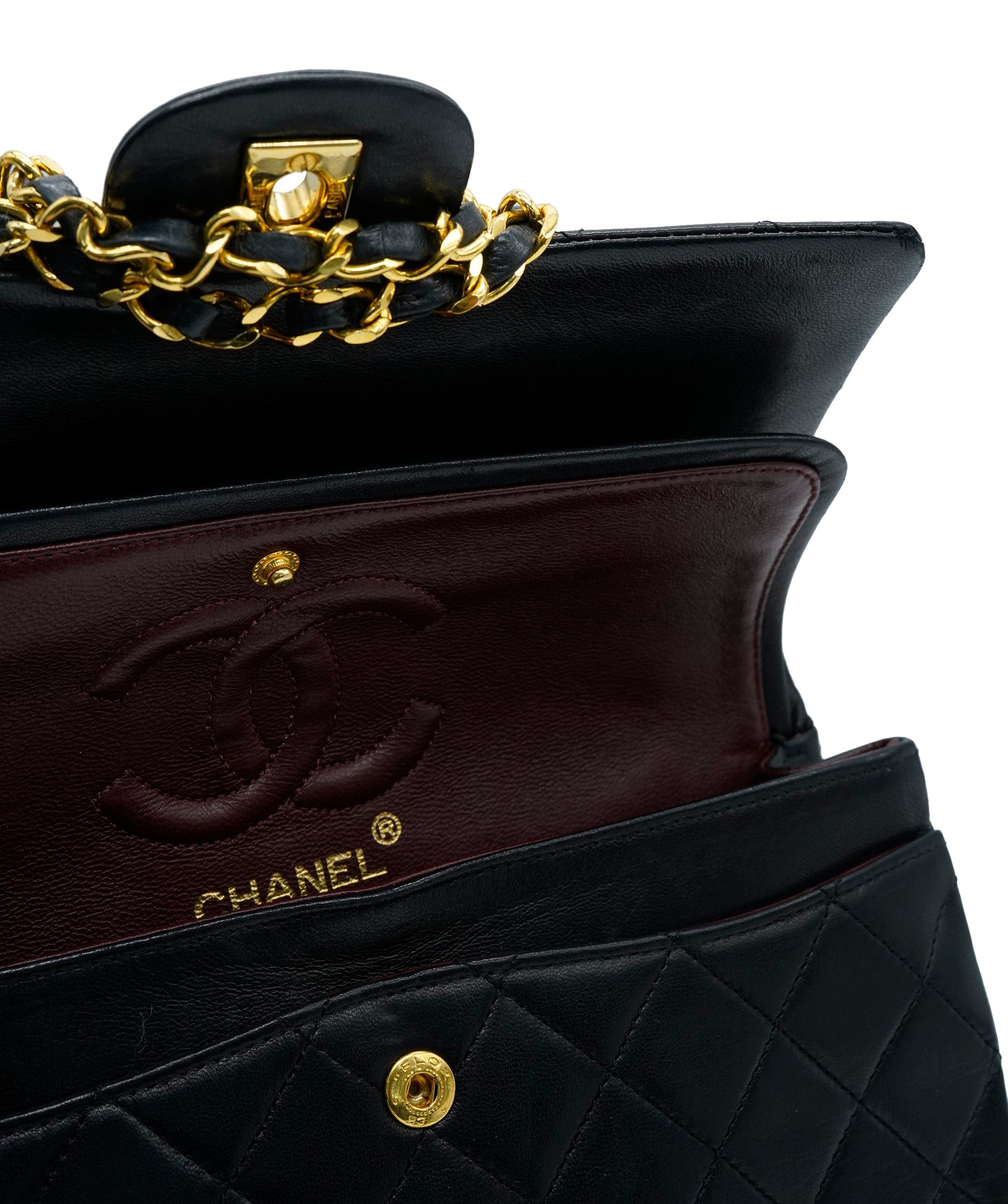 Chanel Chanel Materasse 23 black lambskin GHW ASL9980