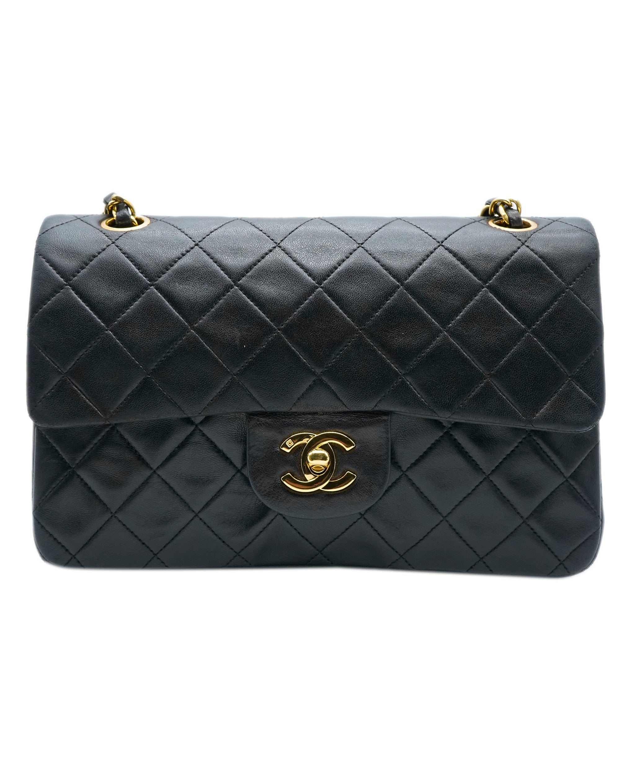 Chanel Chanel Materasse 23 black lambskin GHW Series 2 ASL9555