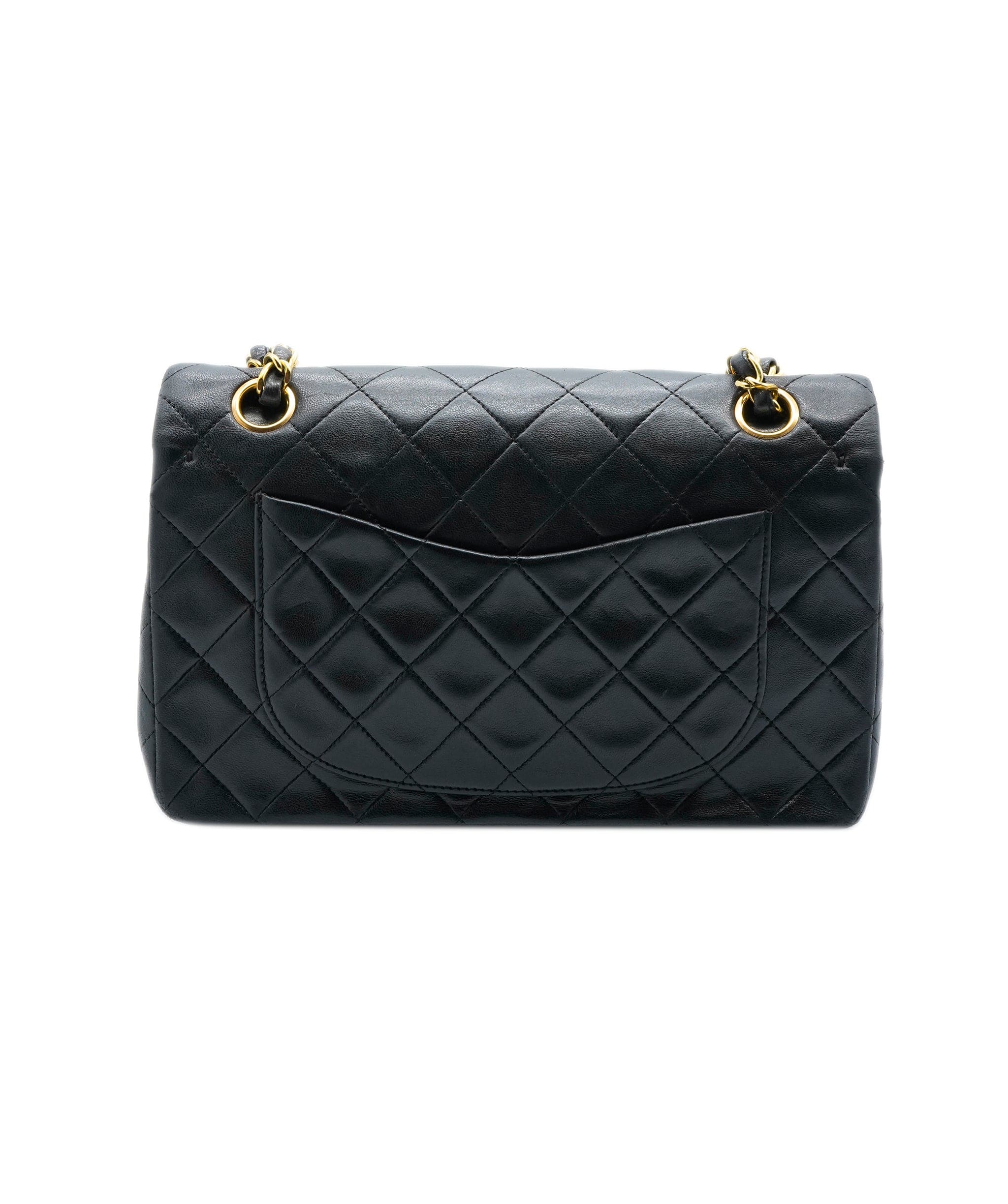 Chanel Chanel Materasse 23 black lambskin GHW Series 2 ASL9555