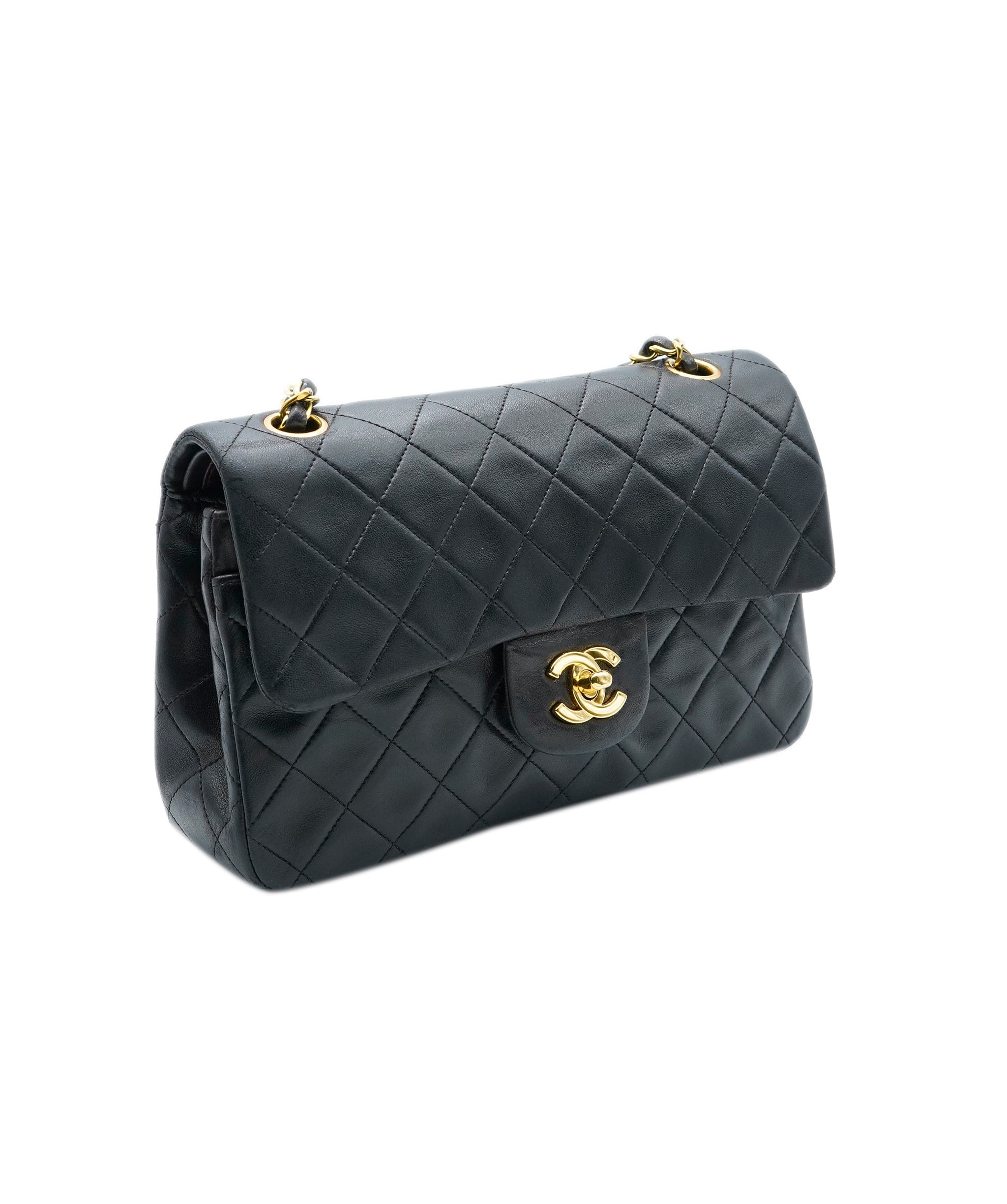 Chanel Chanel Materasse 23 black lambskin GHW Series 2 ASL9555