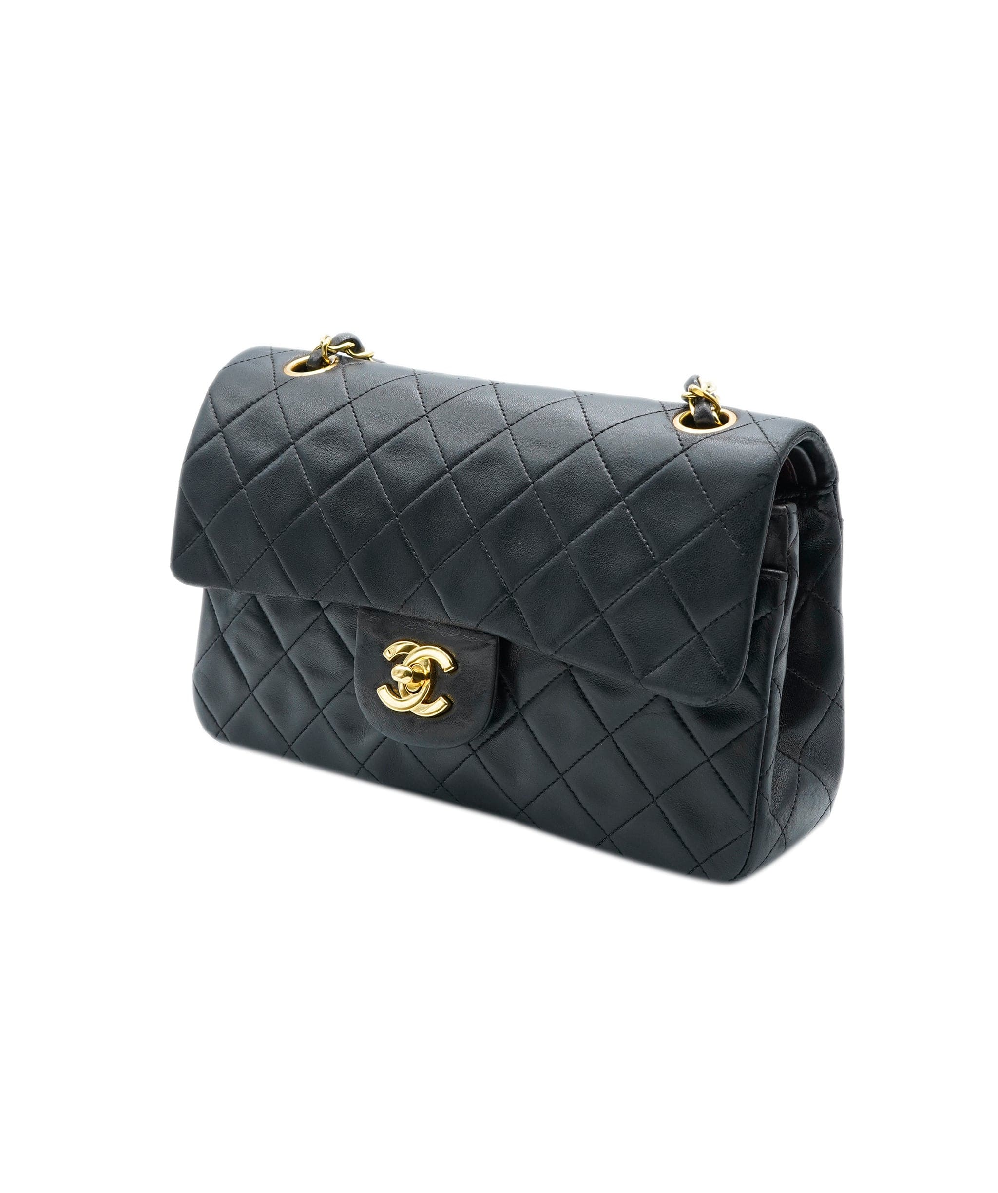 Chanel Chanel Materasse 23 black lambskin GHW Series 2 ASL9555