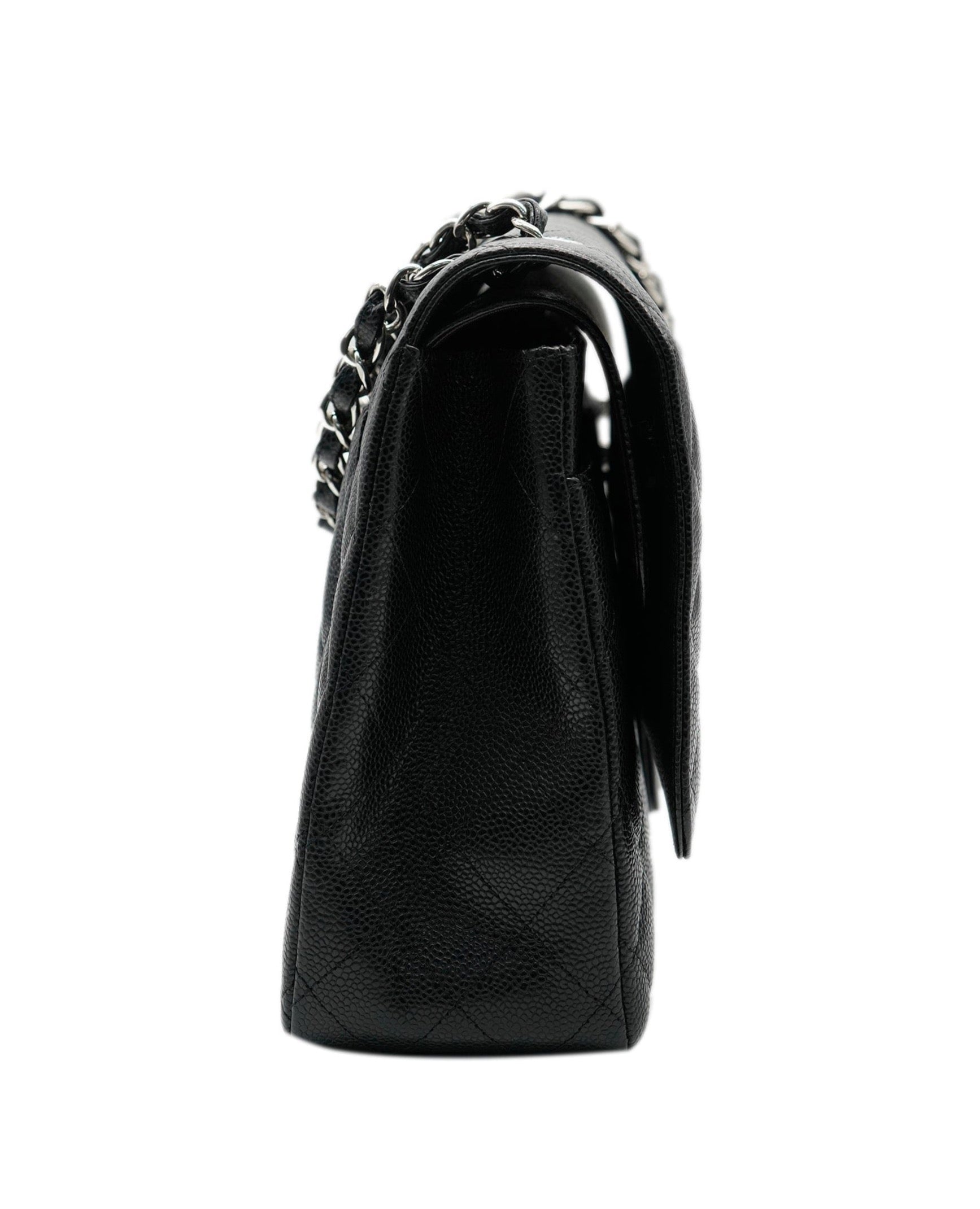 Chanel Chanel Maxi Classic Double Flap With Silver Hardware ALC0831