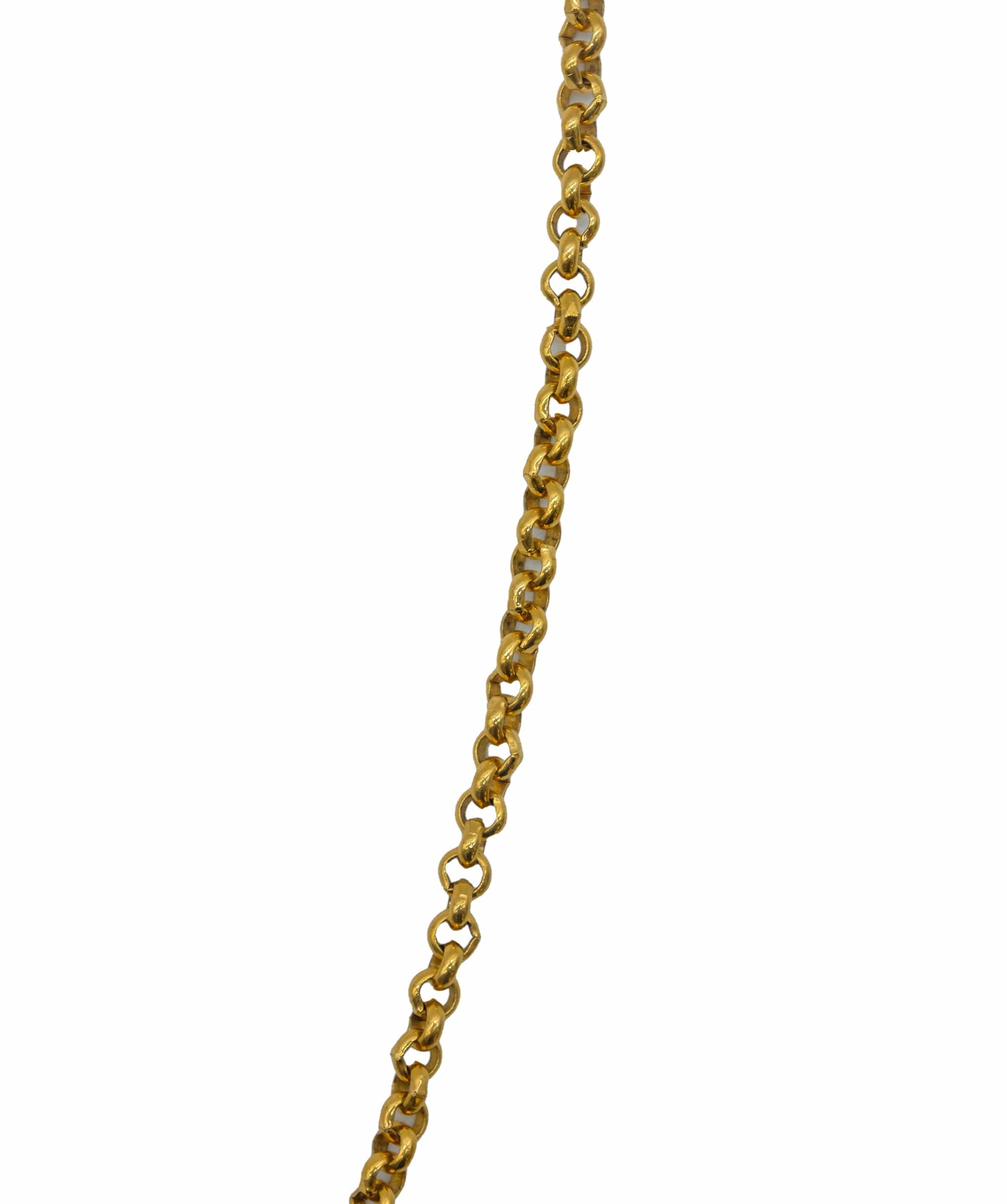 Chanel Chanel Medallion Necklace Gold ASC5301