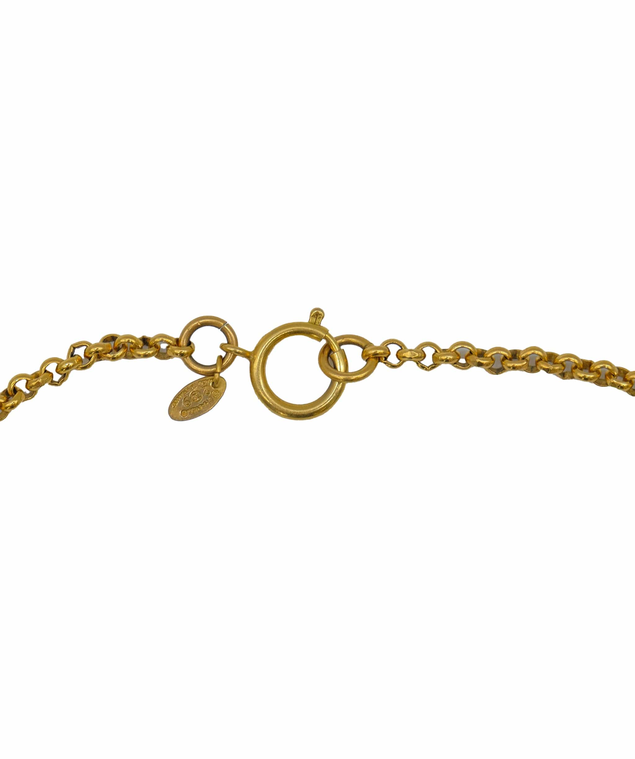 Chanel Chanel Medallion Necklace Gold ASC5301