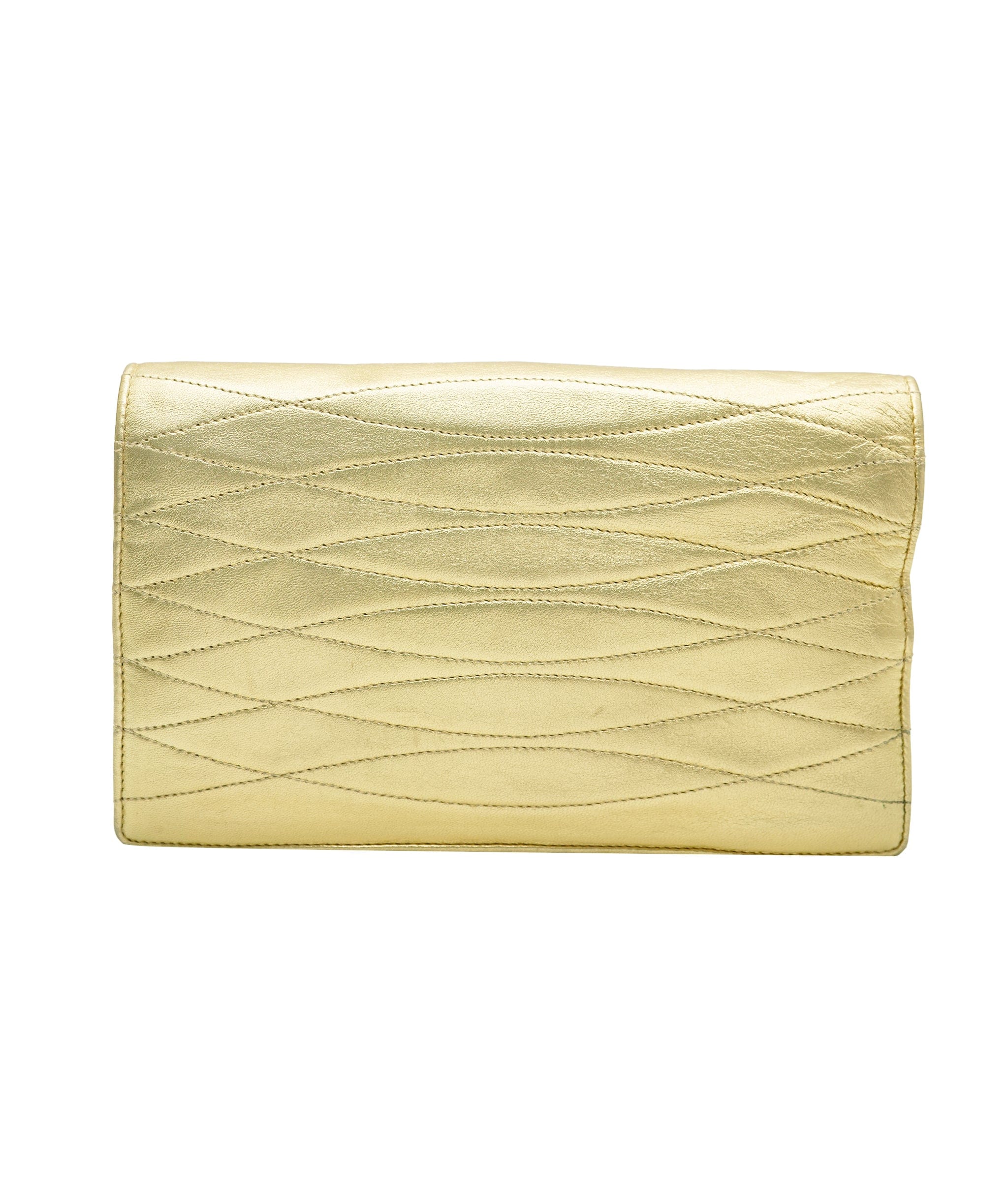 Chanel Chanel Metallic Gold Clutch  ALC1282