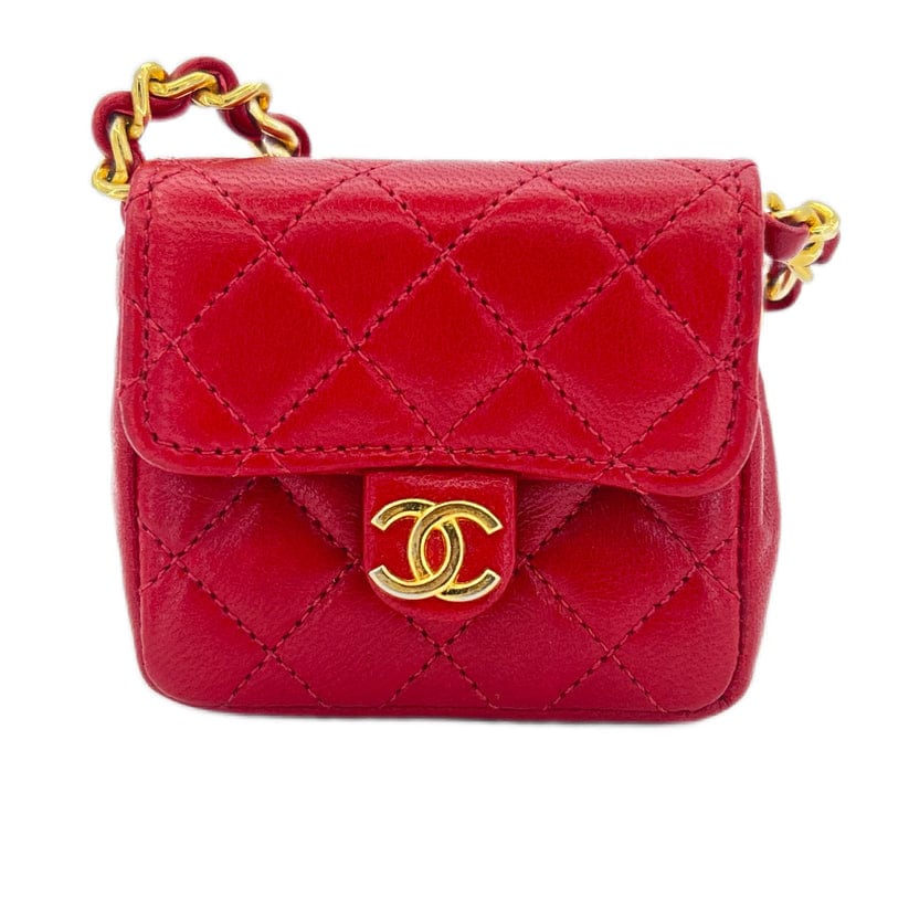 Chanel Chanel Micro Bag Red SKCP1308