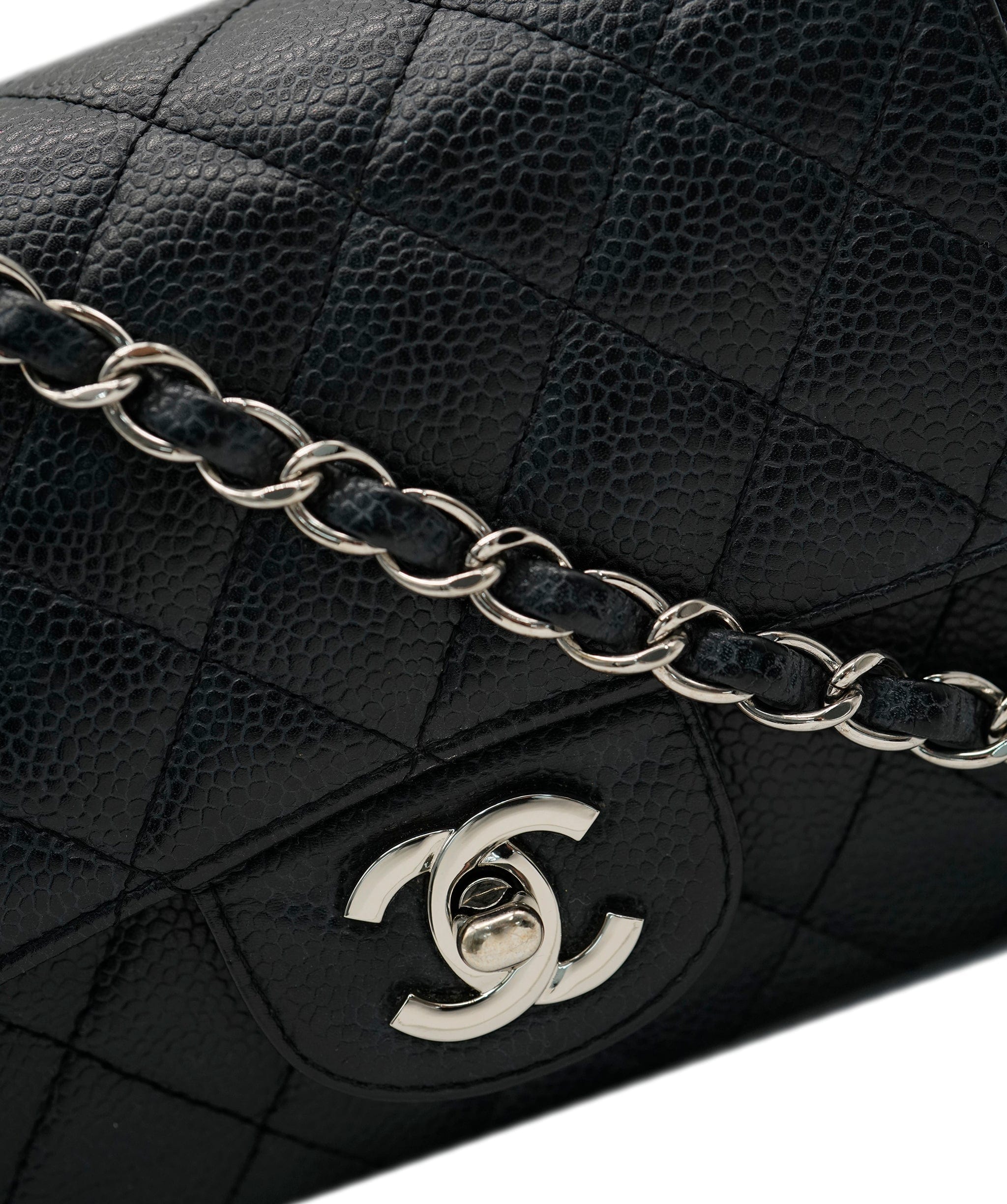 Chanel Chanel Mini 7" Square Caviar Skin with SHW