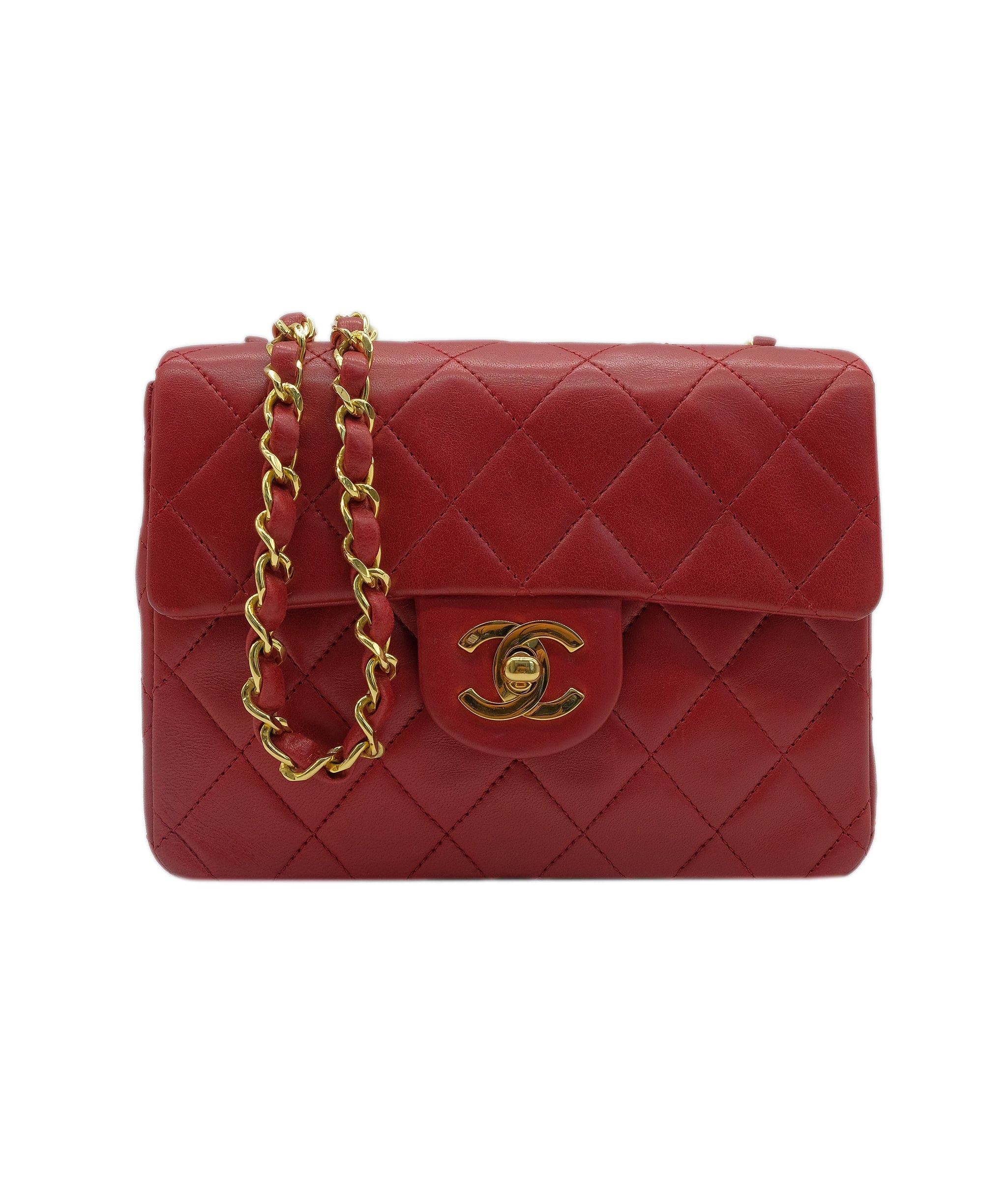 Chanel Chanel Mini Classic Flap Red ASL8446