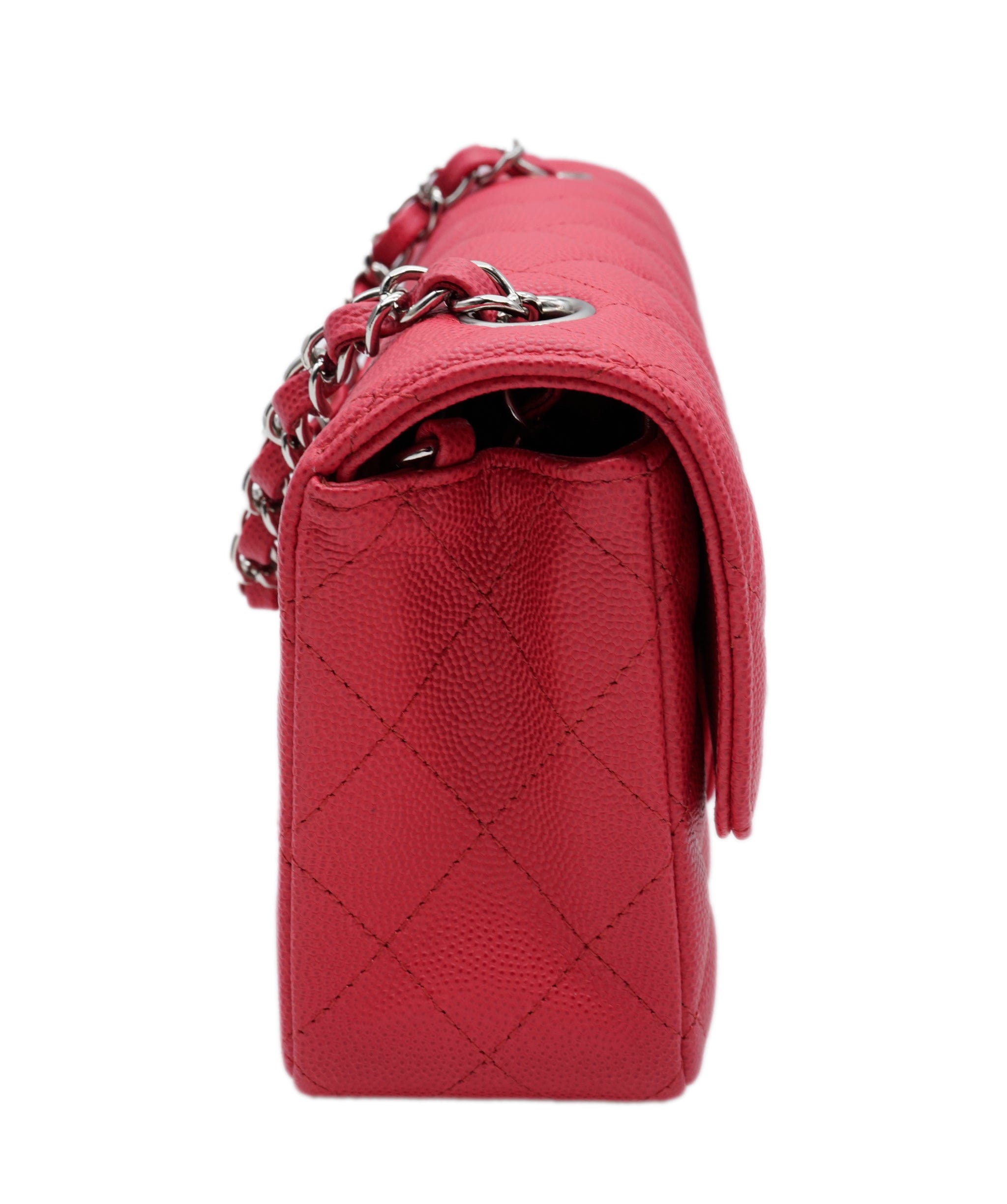 Chanel Chanel Mini Materasse Raspberry SHW Series 25 ASL9559