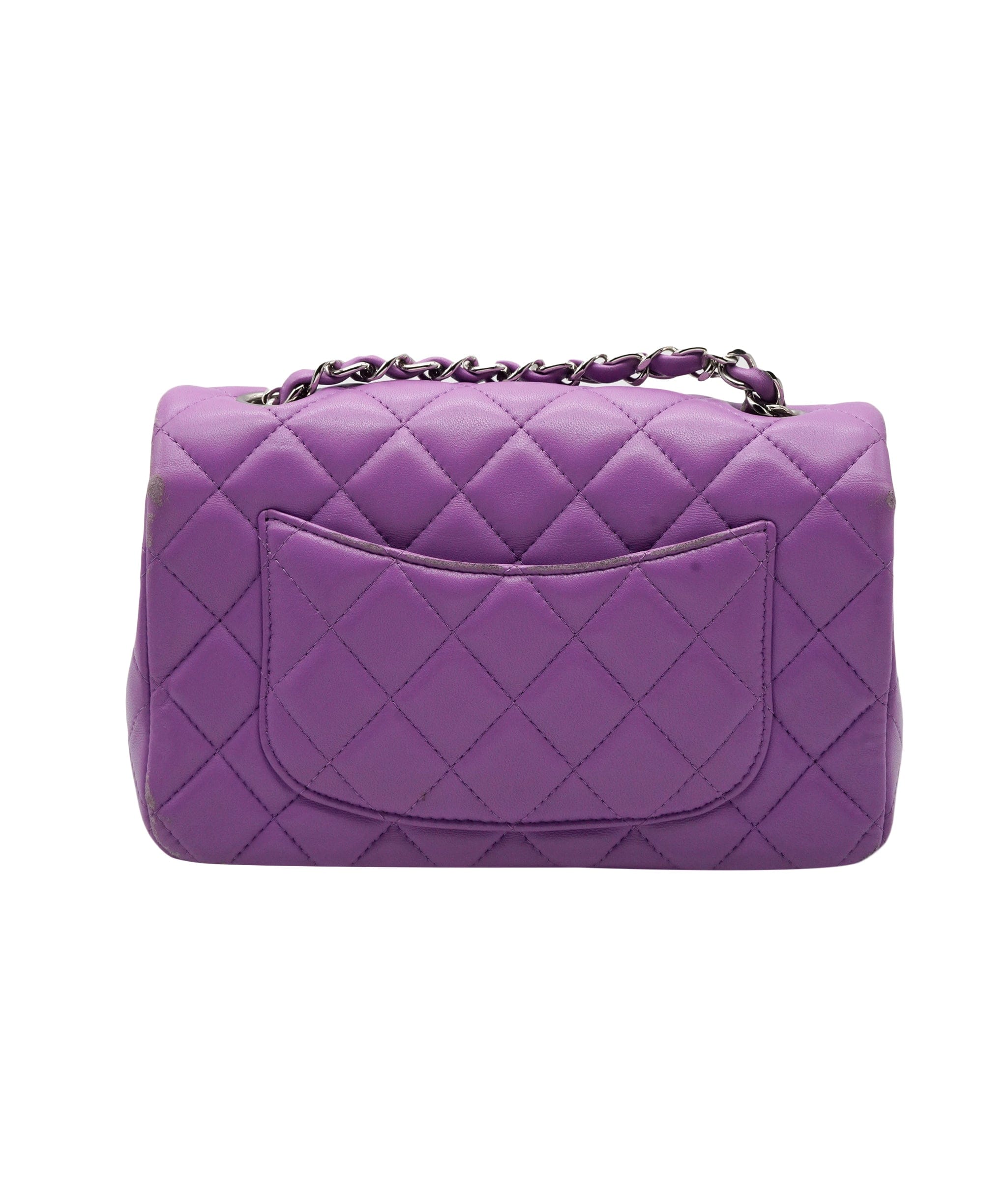 Chanel Chanel Mini Rectangle Purple SHW  ALC1085