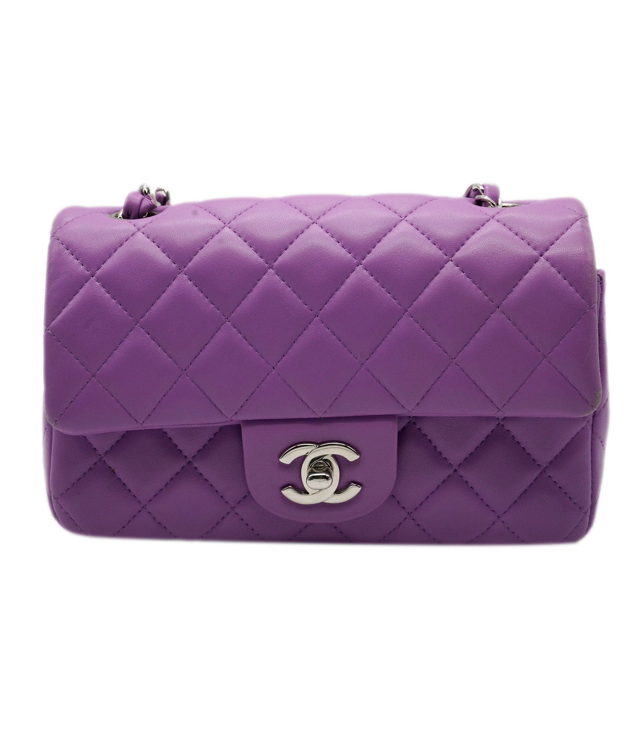 Chanel Chanel Mini Rectangle Purple SHW  ALC1085