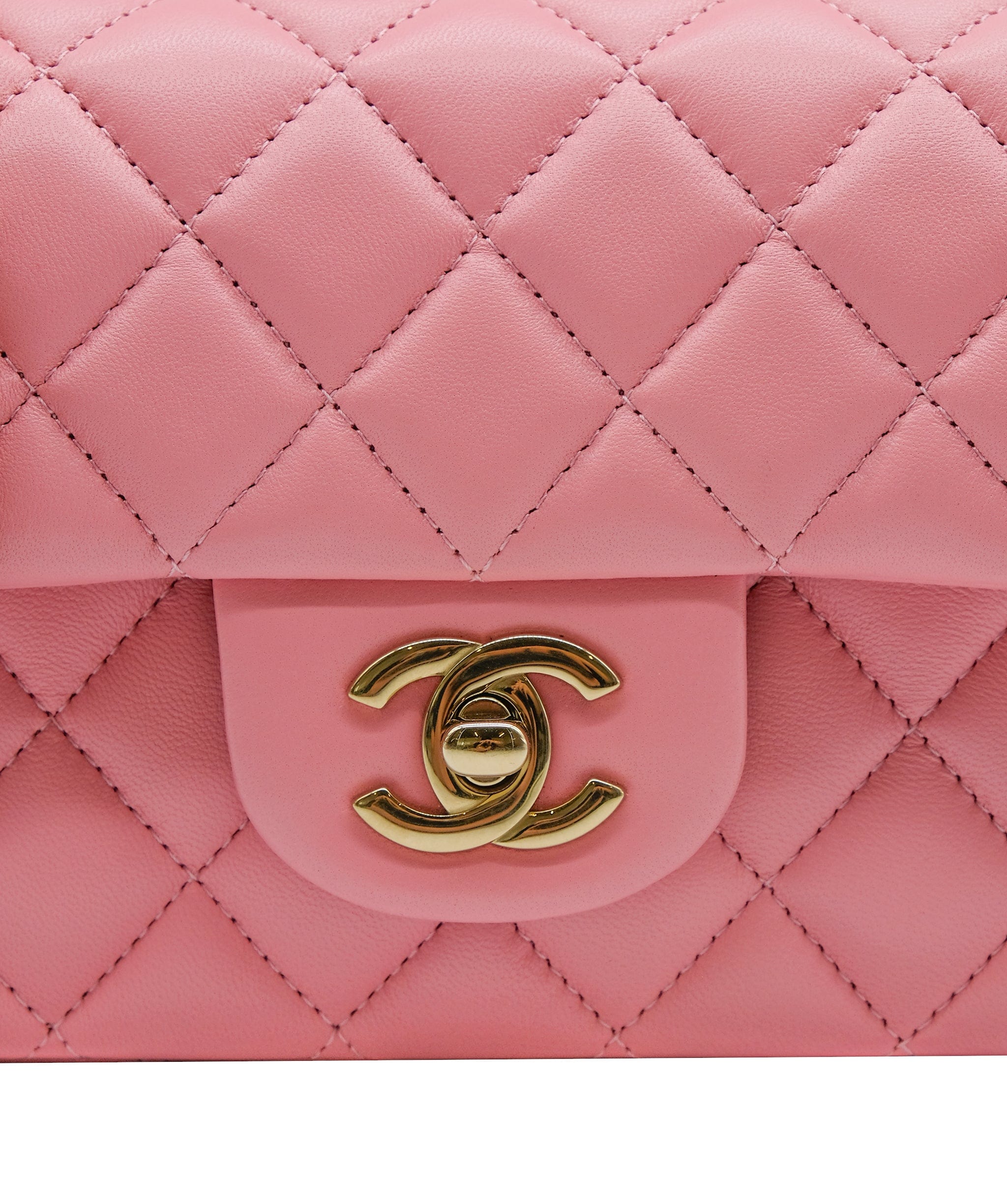 Chanel Chanel mini rectangle top handle LGHW lambskin  DBXS0050