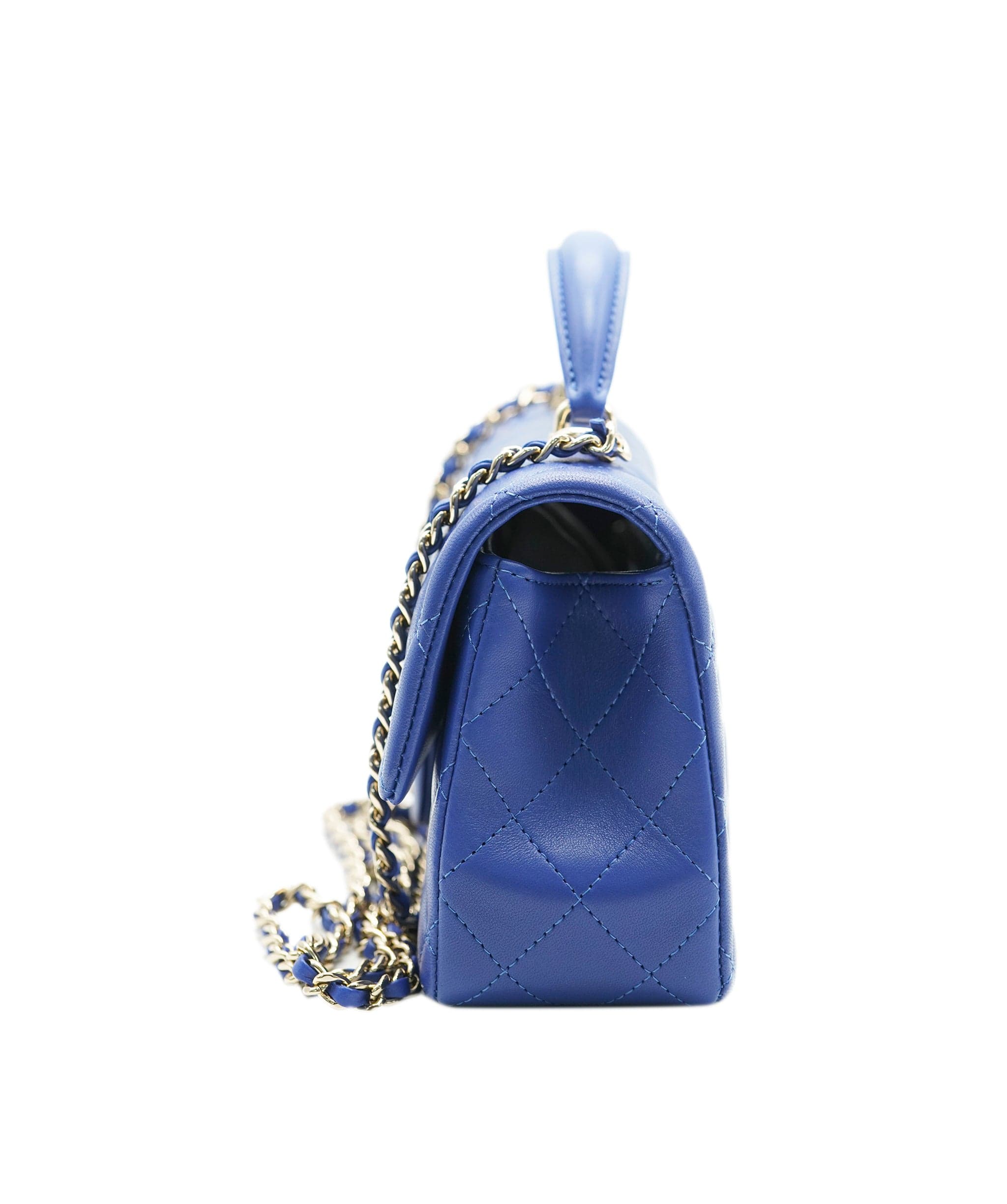 Chanel Chanel mini rectangle top-handle royal blue - AJC0658