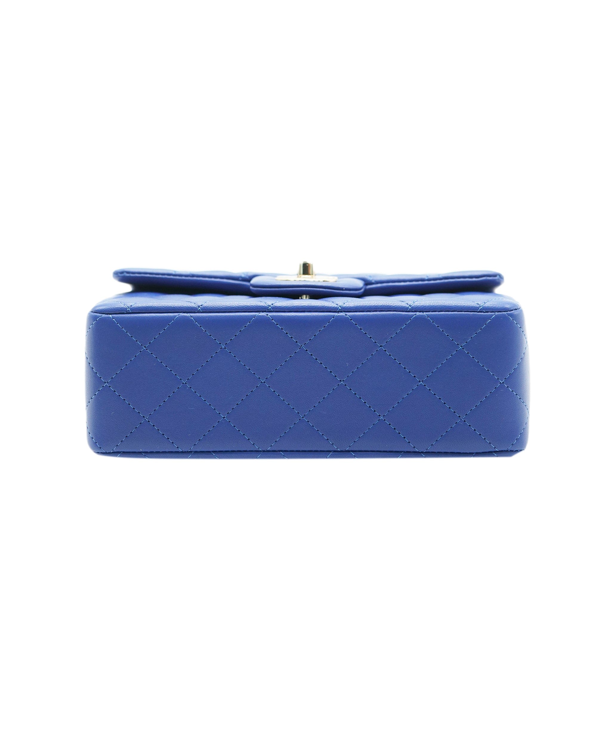 Chanel Chanel mini rectangle top-handle royal blue - AJC0658