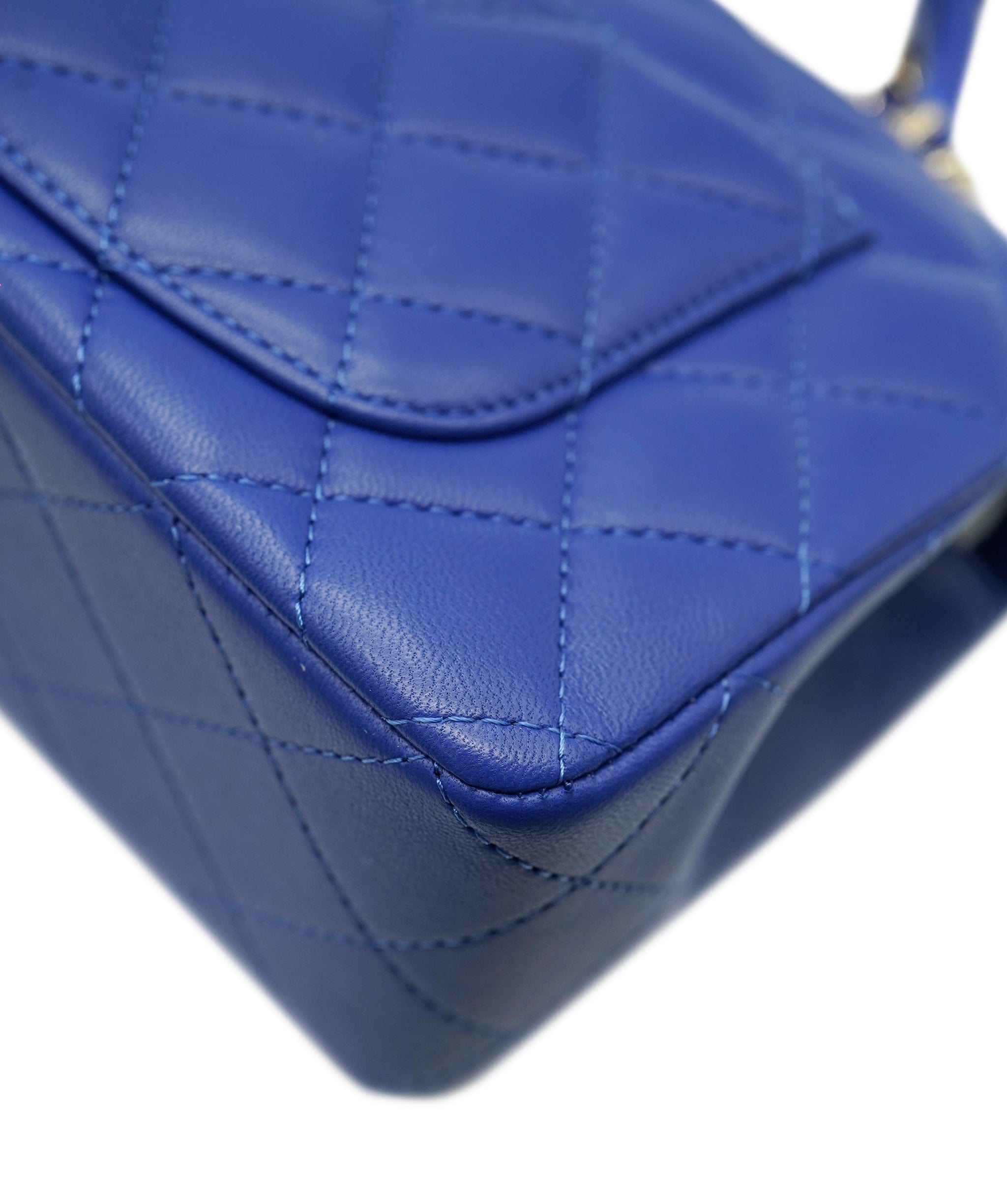 Chanel Chanel mini rectangle top-handle royal blue - AJC0658