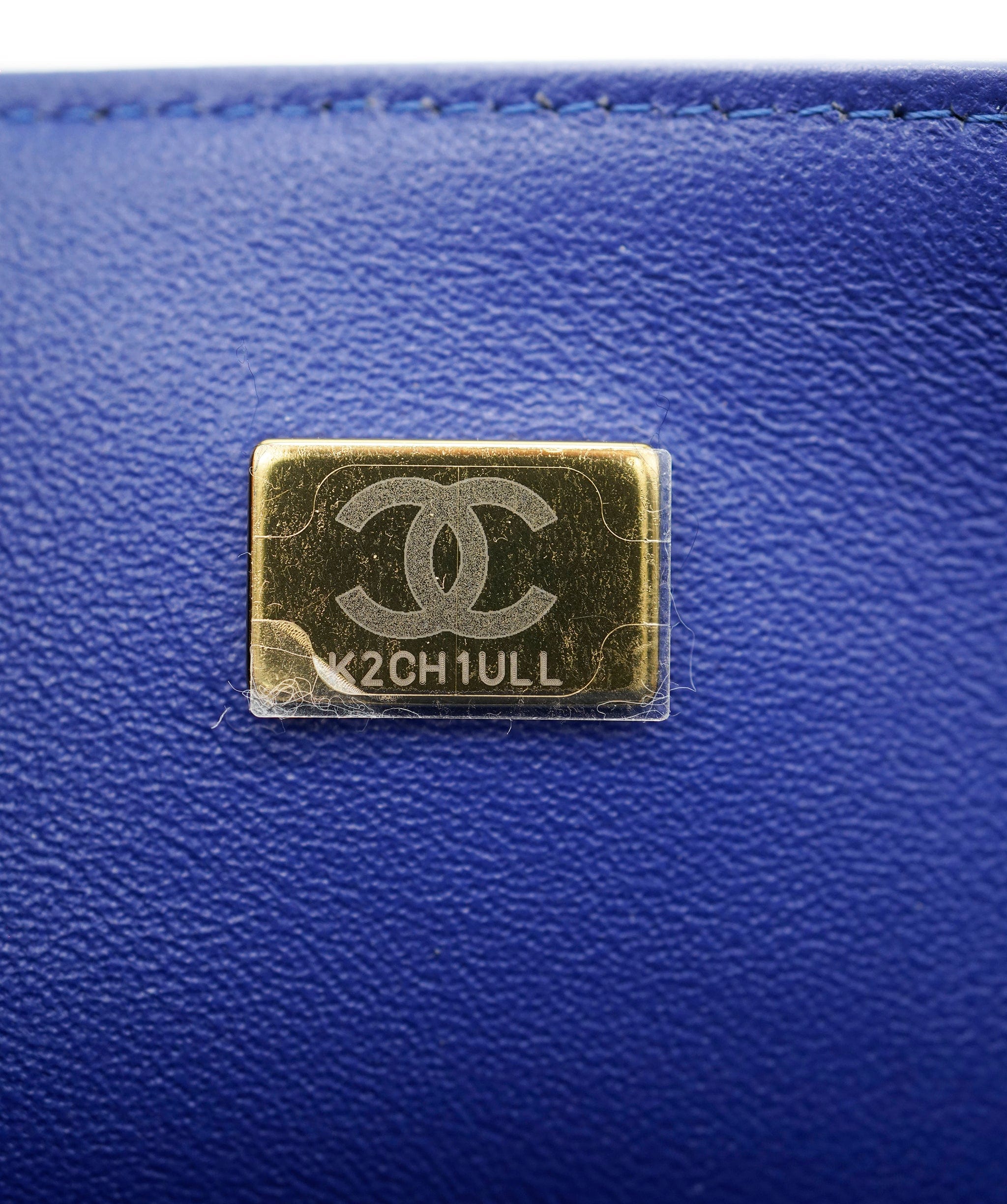 Chanel Chanel mini rectangle top-handle royal blue - AJC0658