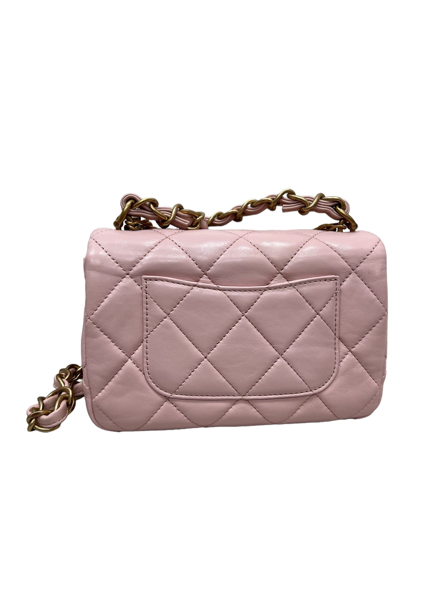 Chanel Chanel Mini Square Sakura Pink Medallion Classic Flap SYL1127