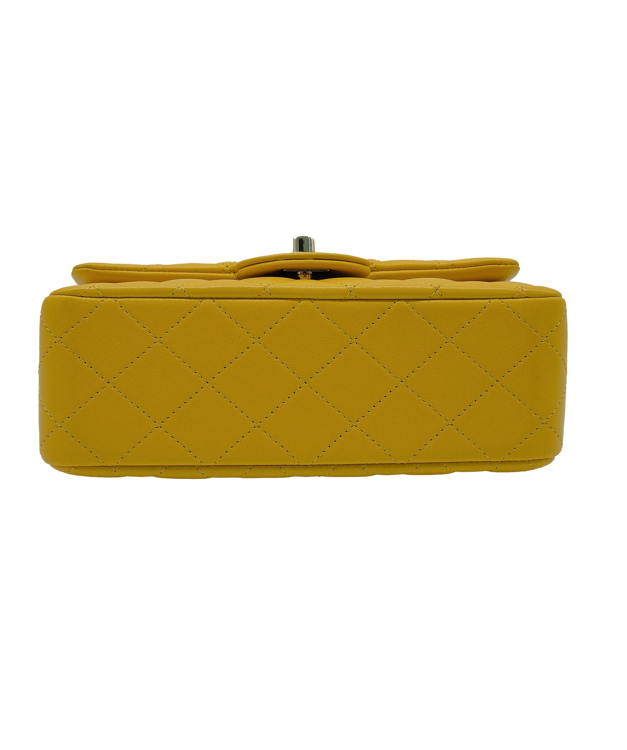 Chanel Chanel Mini Top Handle Yellow Flap RJL1948