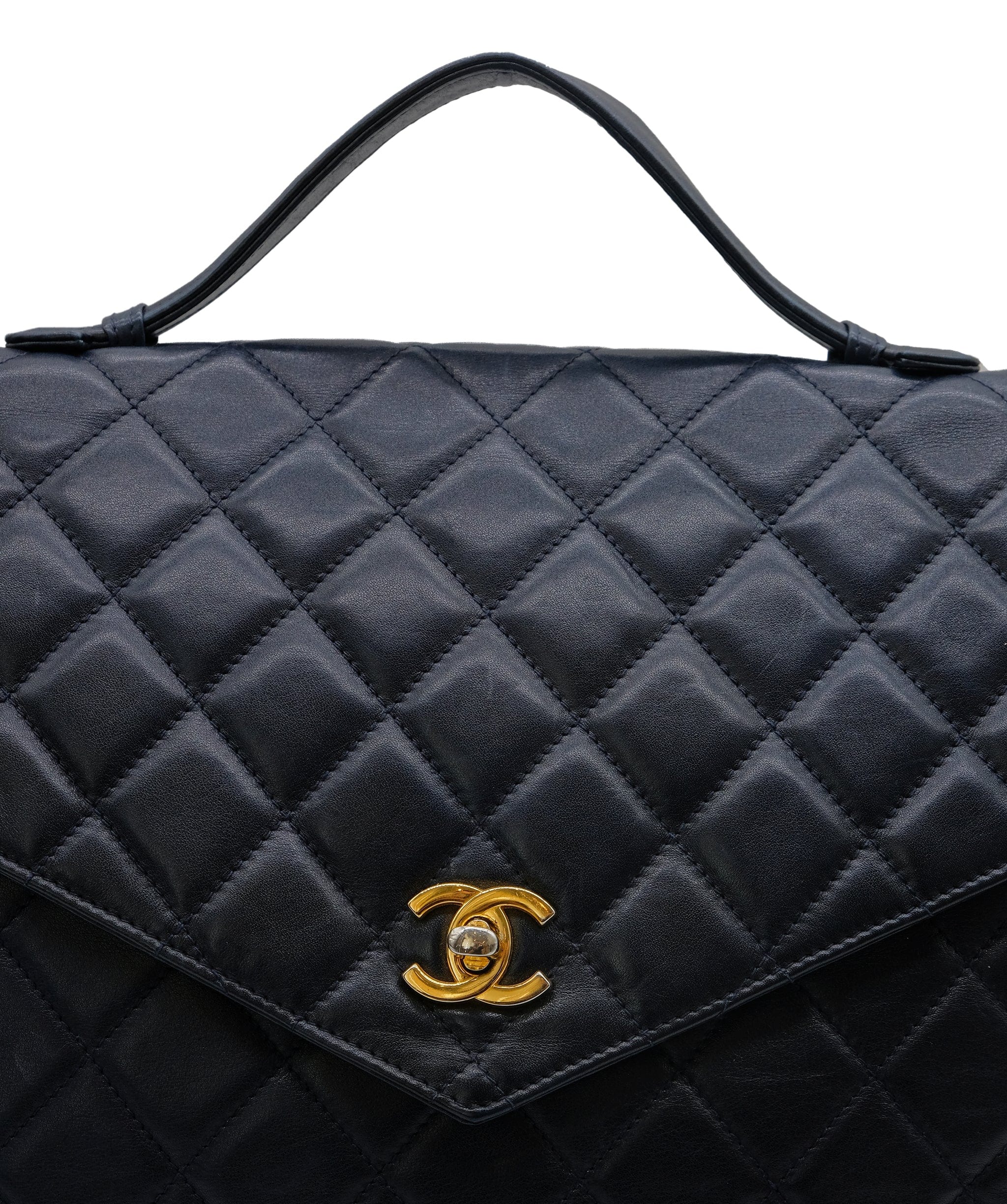 Chanel Chanel Navy Lambskin Envelope Flap Navy Lambskin ASC5262