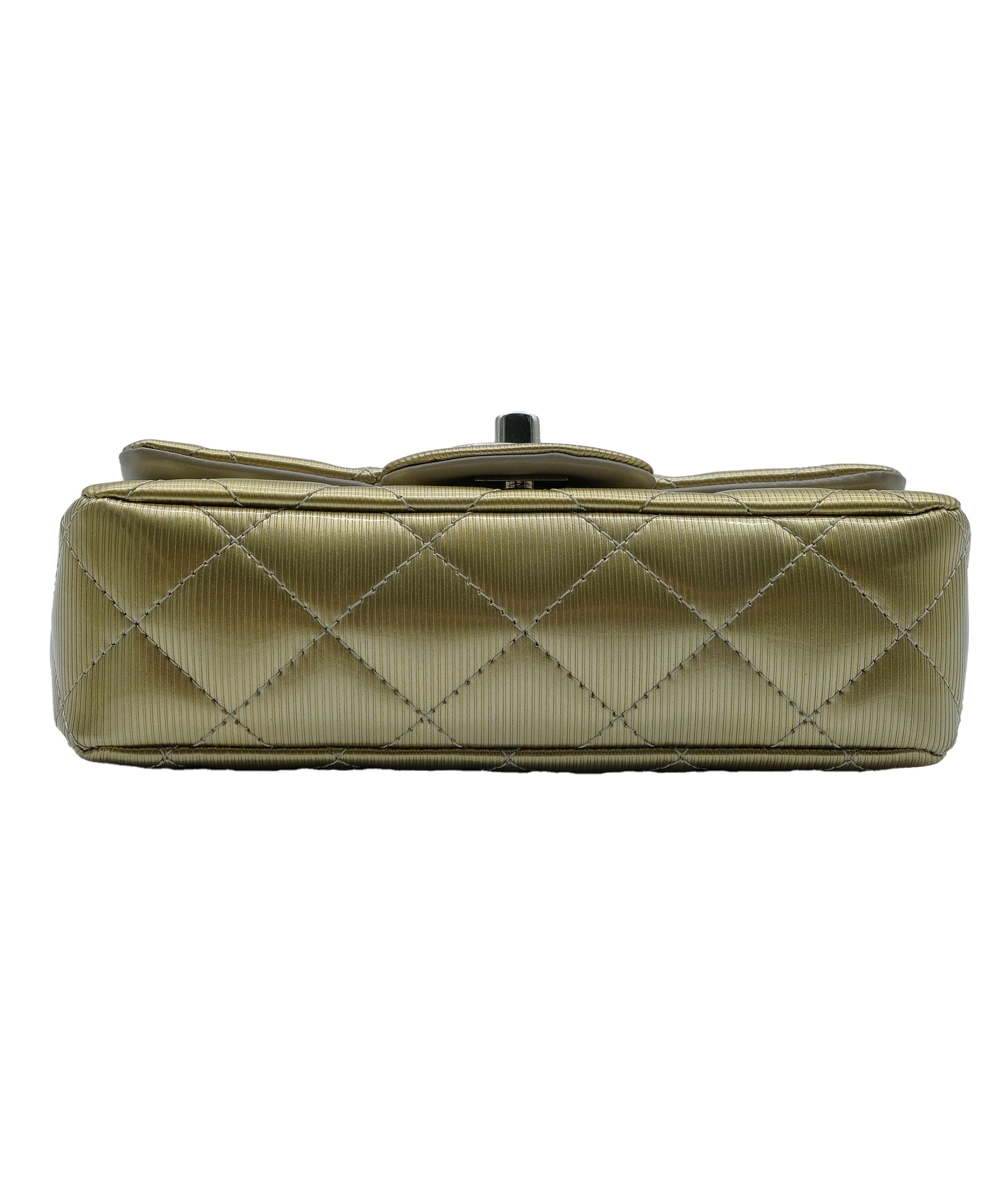 Chanel Chanel Patent Gold Mini Flap RJC2720