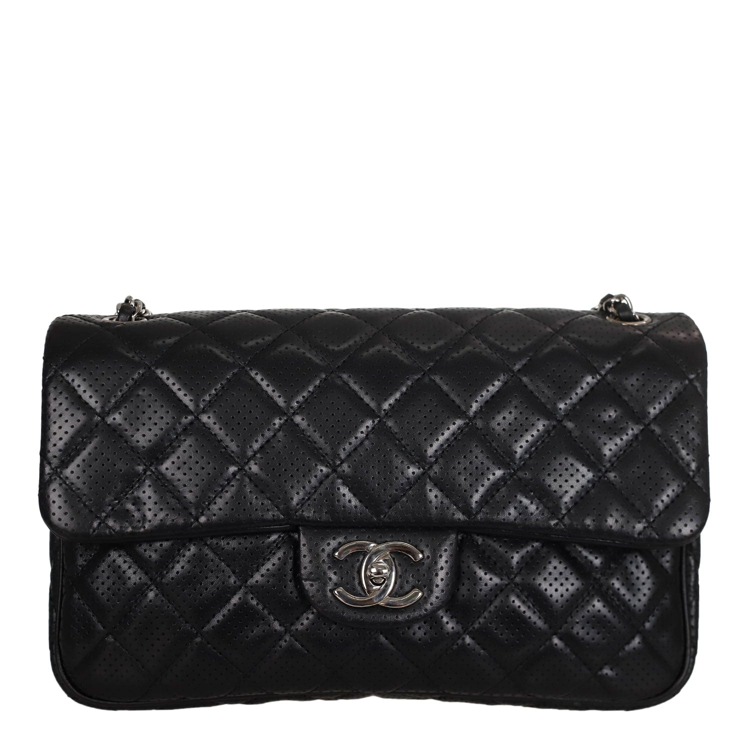 Chanel Chanel Perforated Jumbo Single Flap Bag SYCN1062