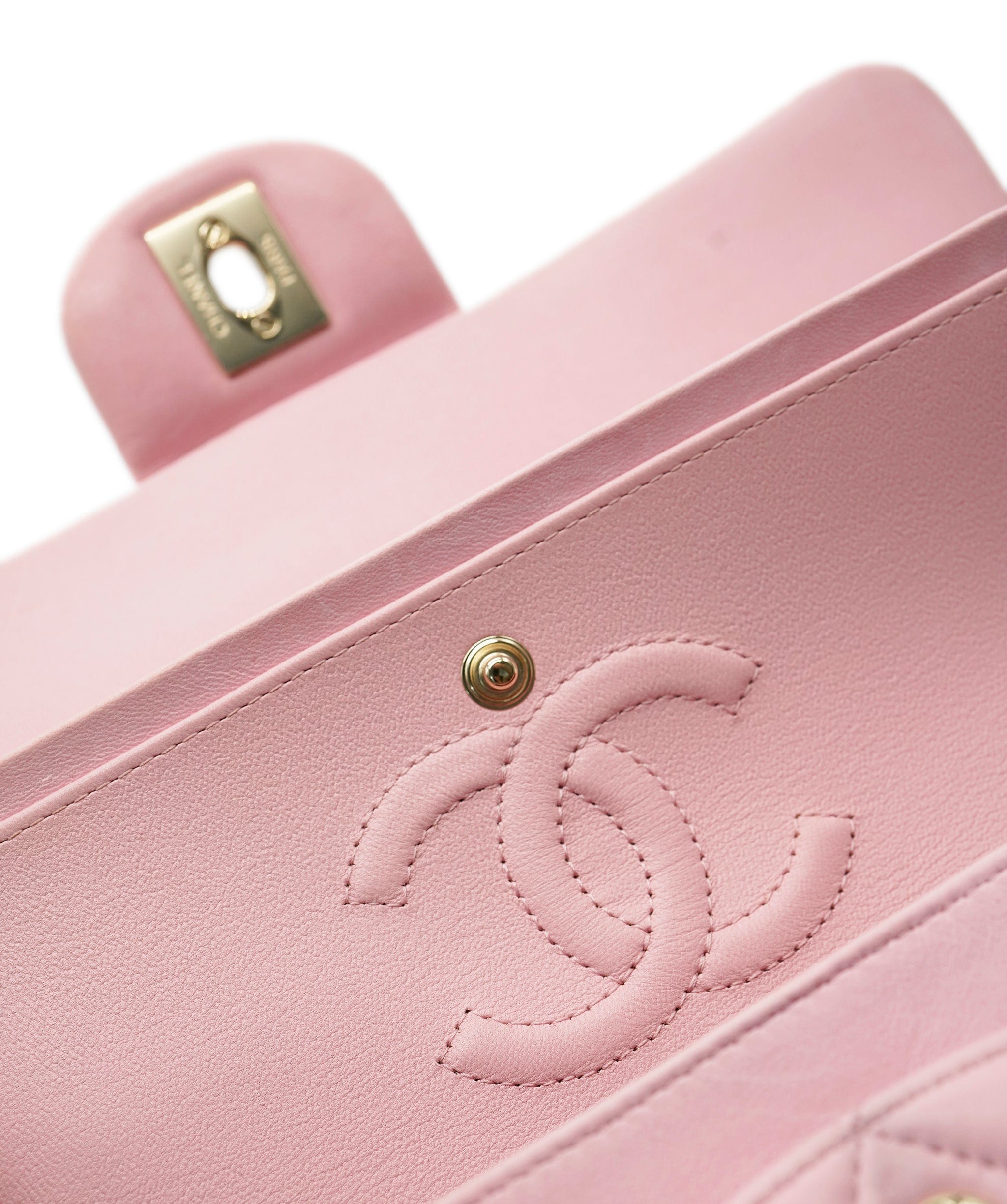 Chanel Chanel Pink Classic Flap with Gold Hardware  ALC1300