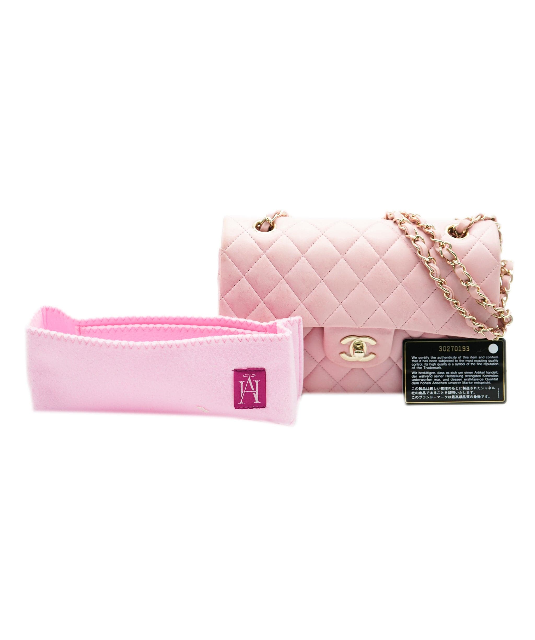 Chanel Chanel Pink Classic Flap with Gold Hardware  ALC1300