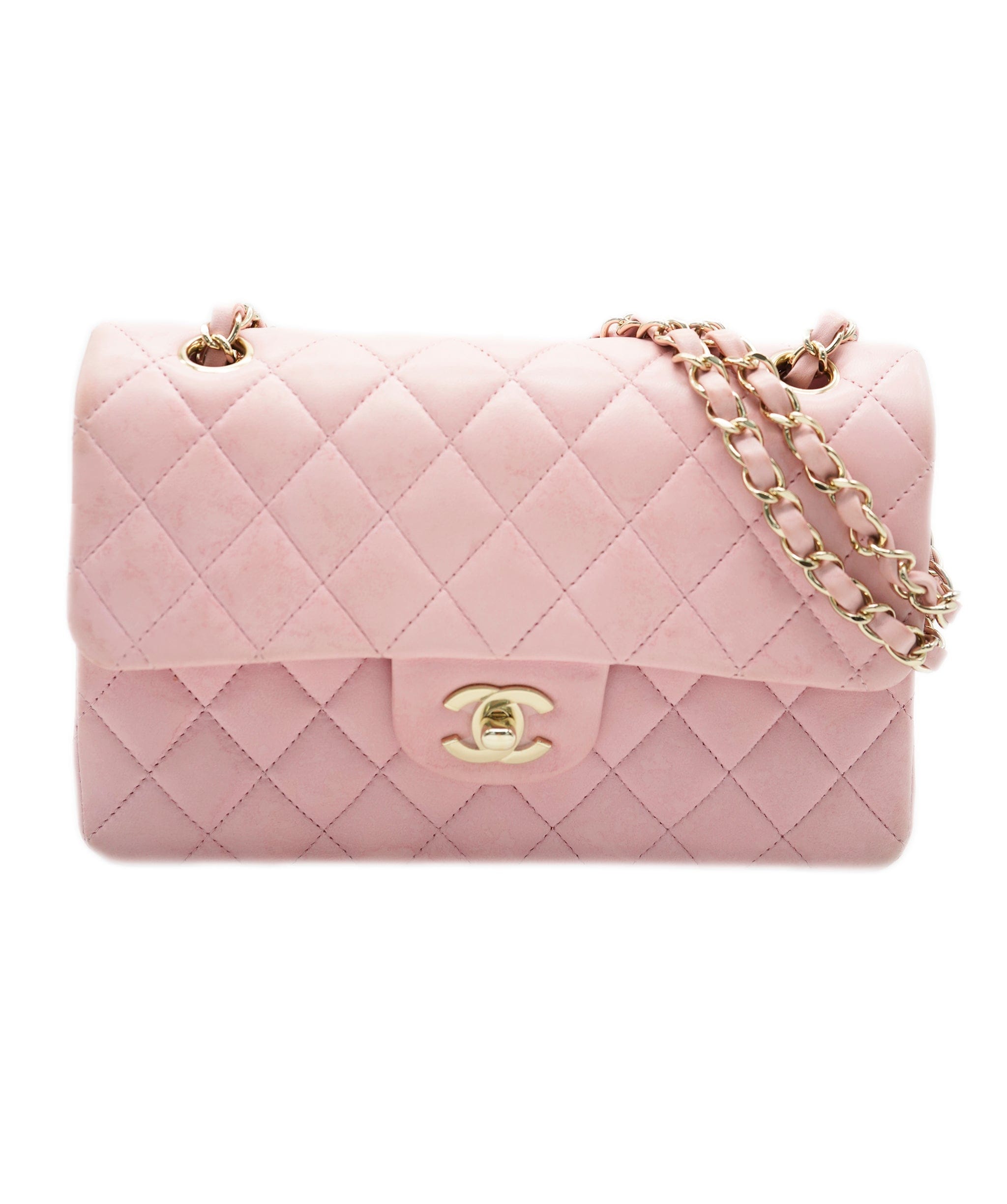 Chanel Chanel Pink Classic Flap with Gold Hardware  ALC1300