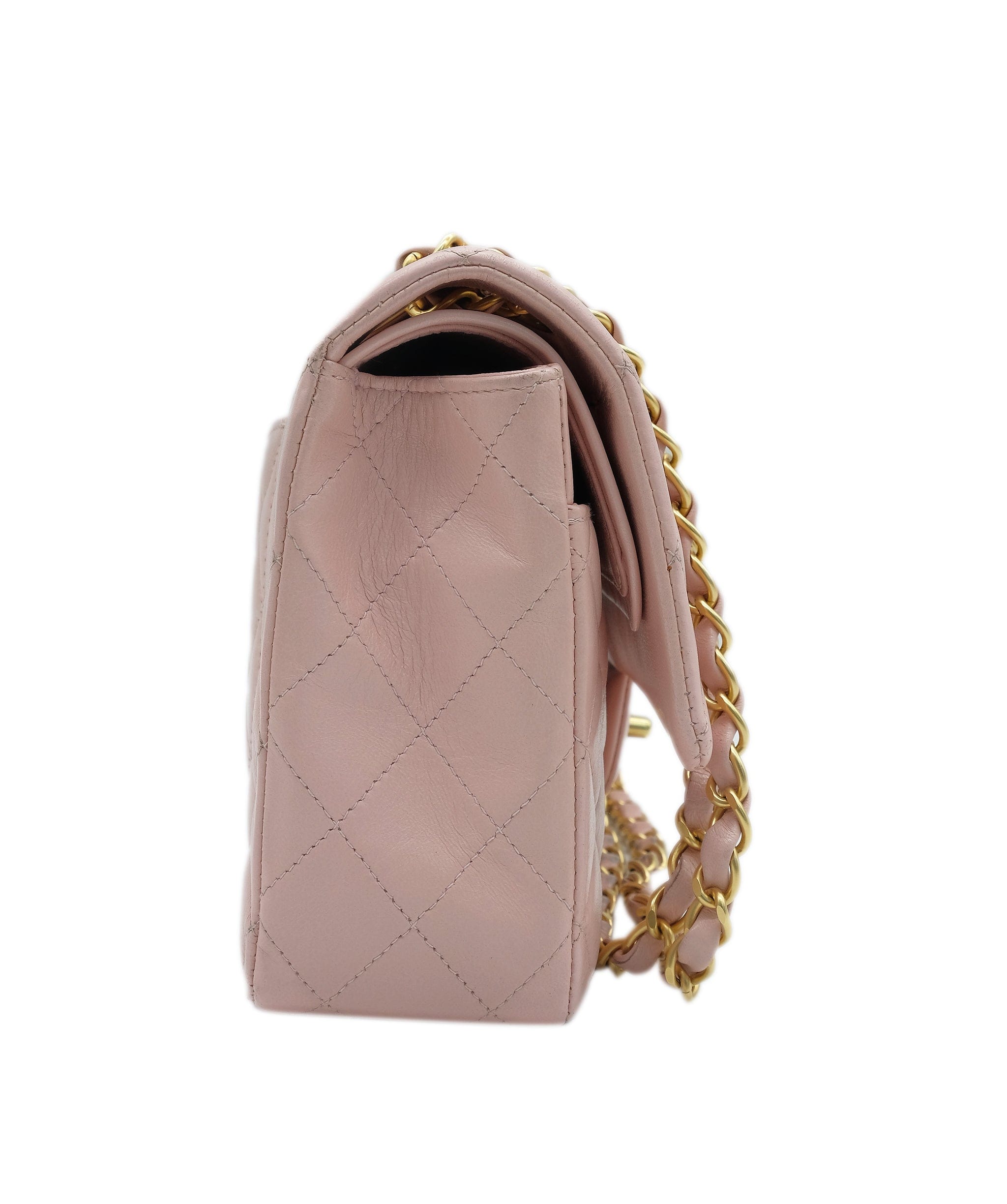 Chanel Chanel Pink Double Classic Flap Bag GHW ASL8443