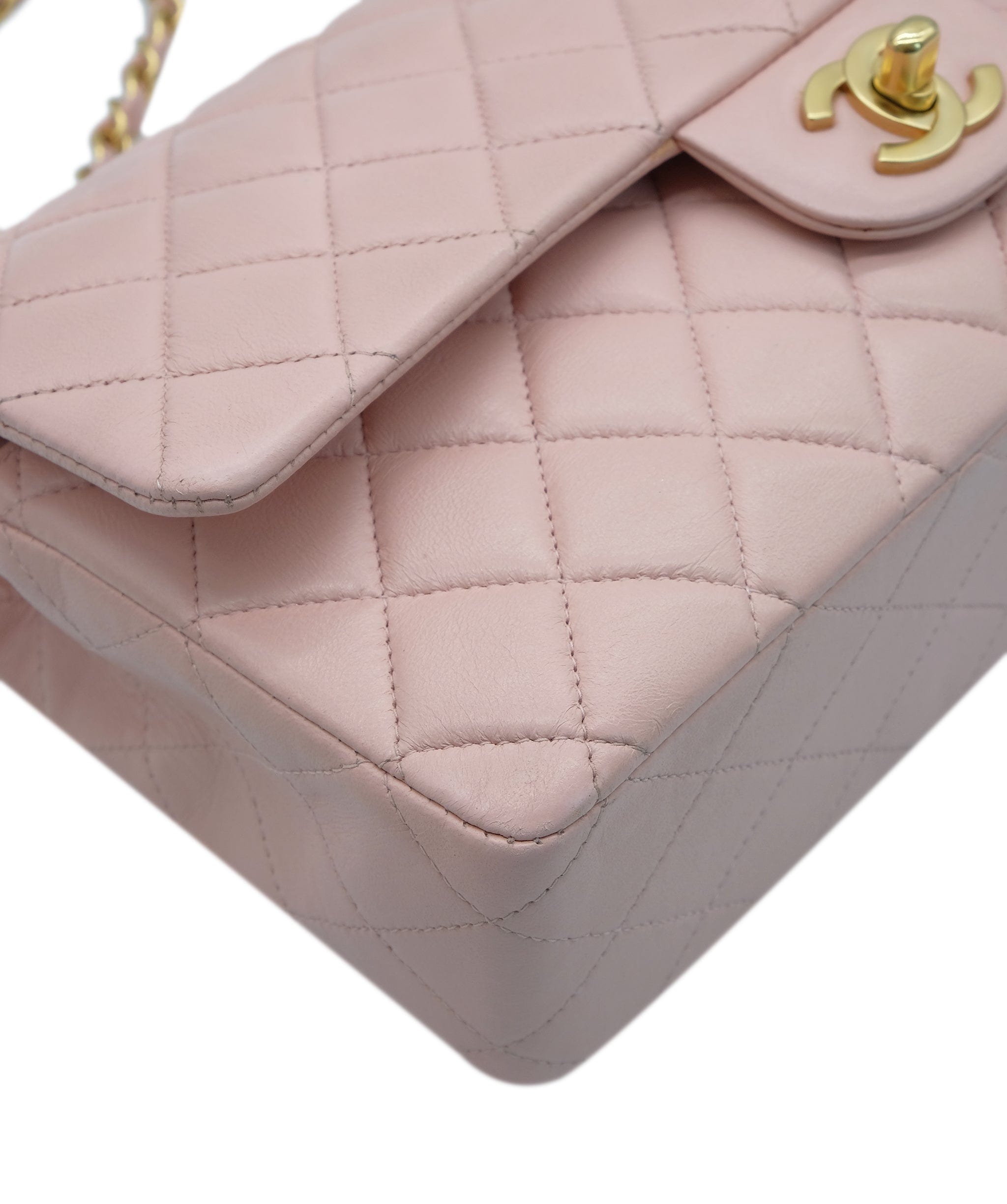 Chanel Chanel Pink Double Classic Flap Bag GHW ASL8443