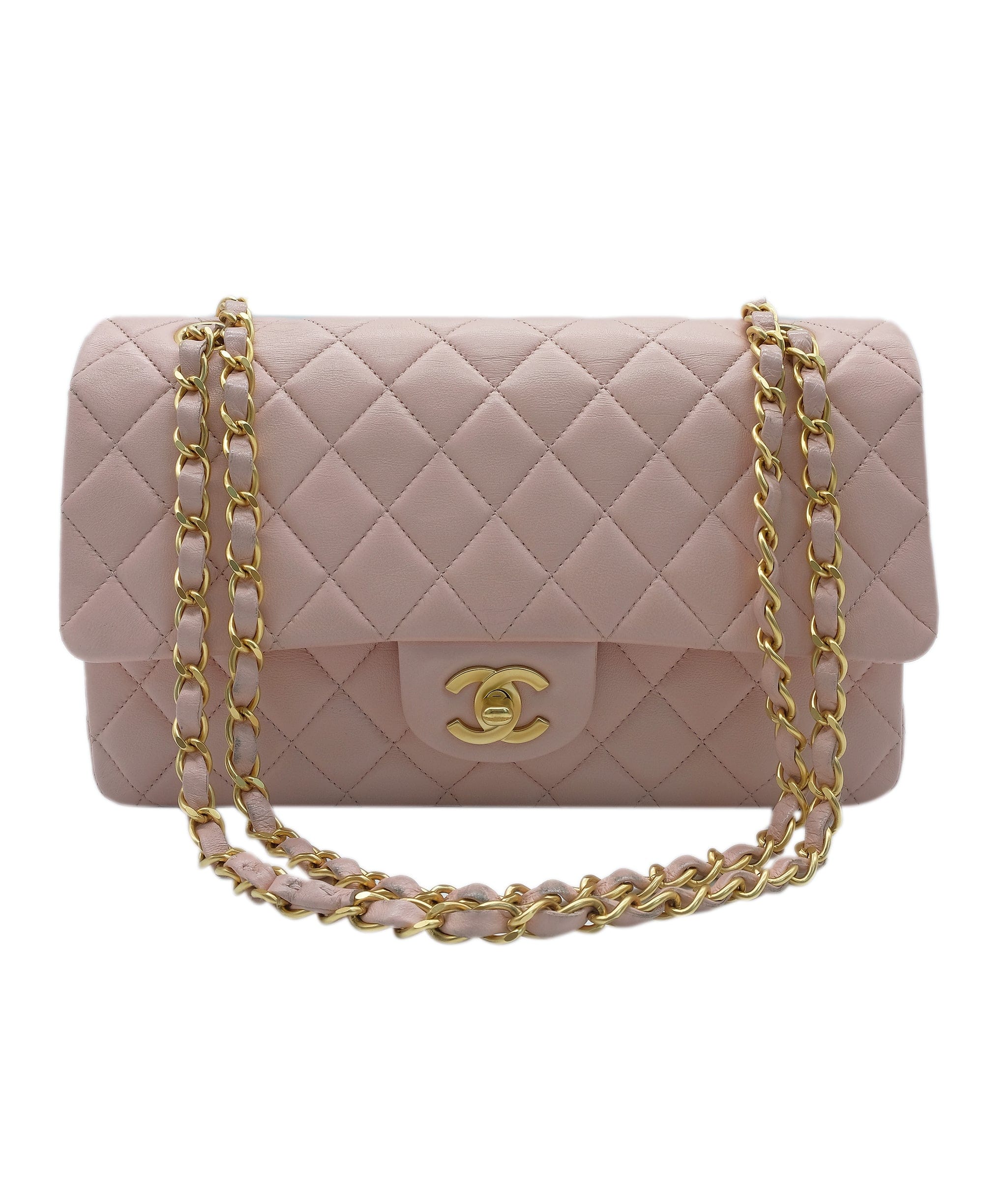 Chanel Chanel Pink Double Classic Flap Bag GHW ASL8443