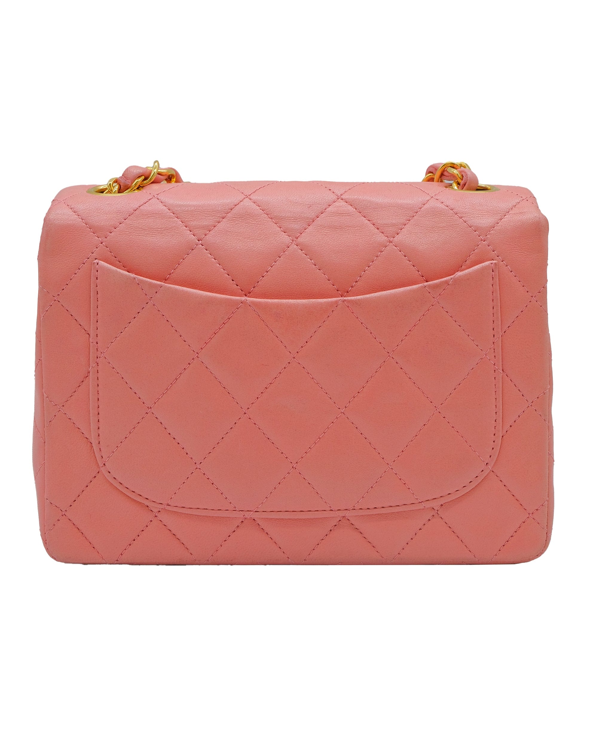 Chanel Chanel Pink Lambskin Mini Flap Bag Pink Lambskin ASC5271