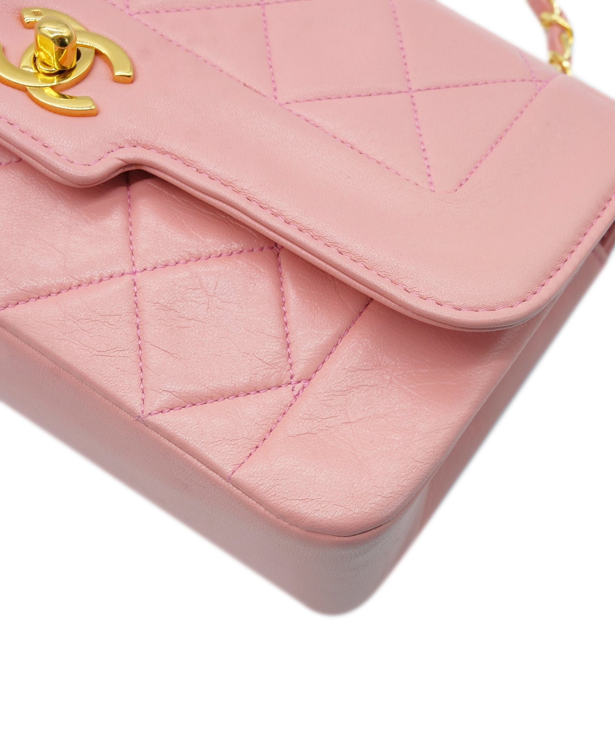 Chanel Chanel Pink Matelasse Flap bag ASL8445