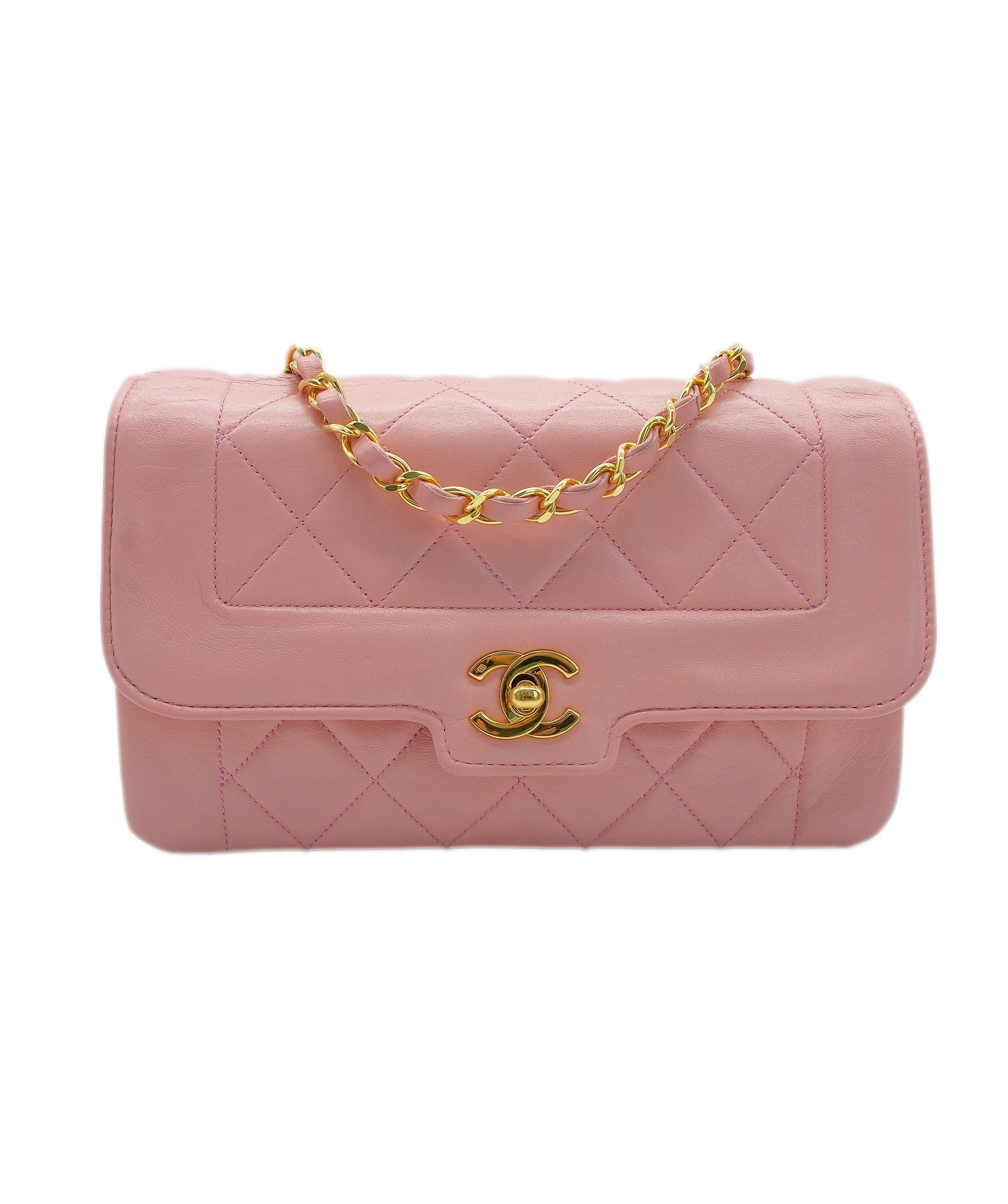 Chanel Chanel Pink Matelasse Flap bag ASL8445